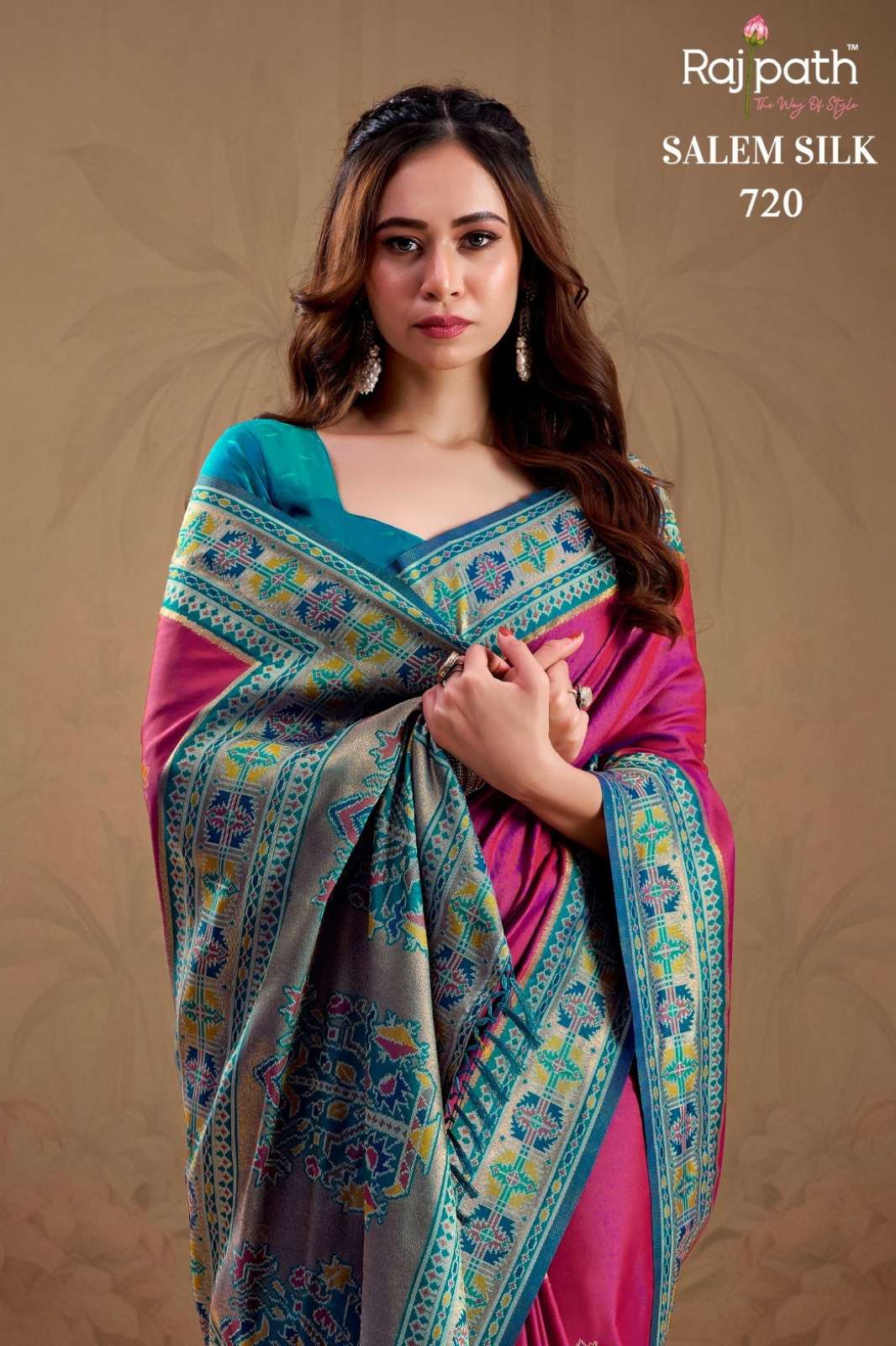 Shri Balaji Emporium Rajpath SALEM SILK Designer Salem Silk Saree