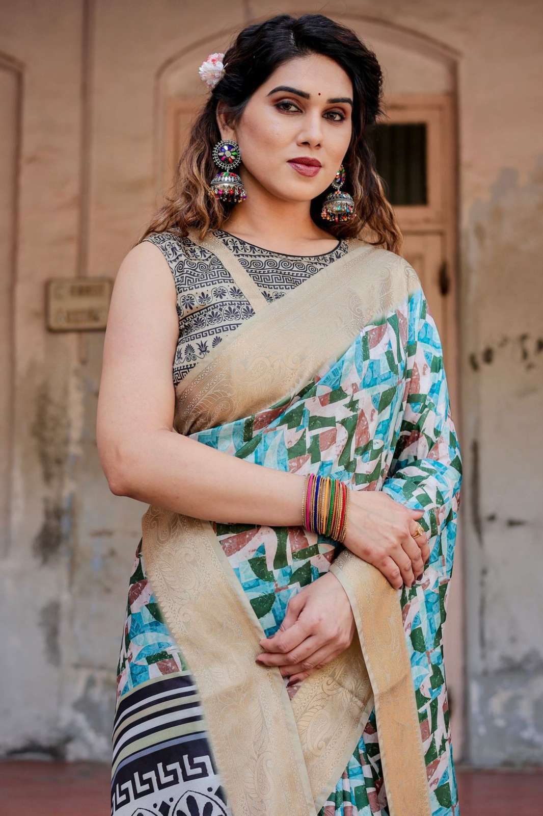 Shri Balaji Emporium TUSSAR 1078 Premium Tussar Silk Saree