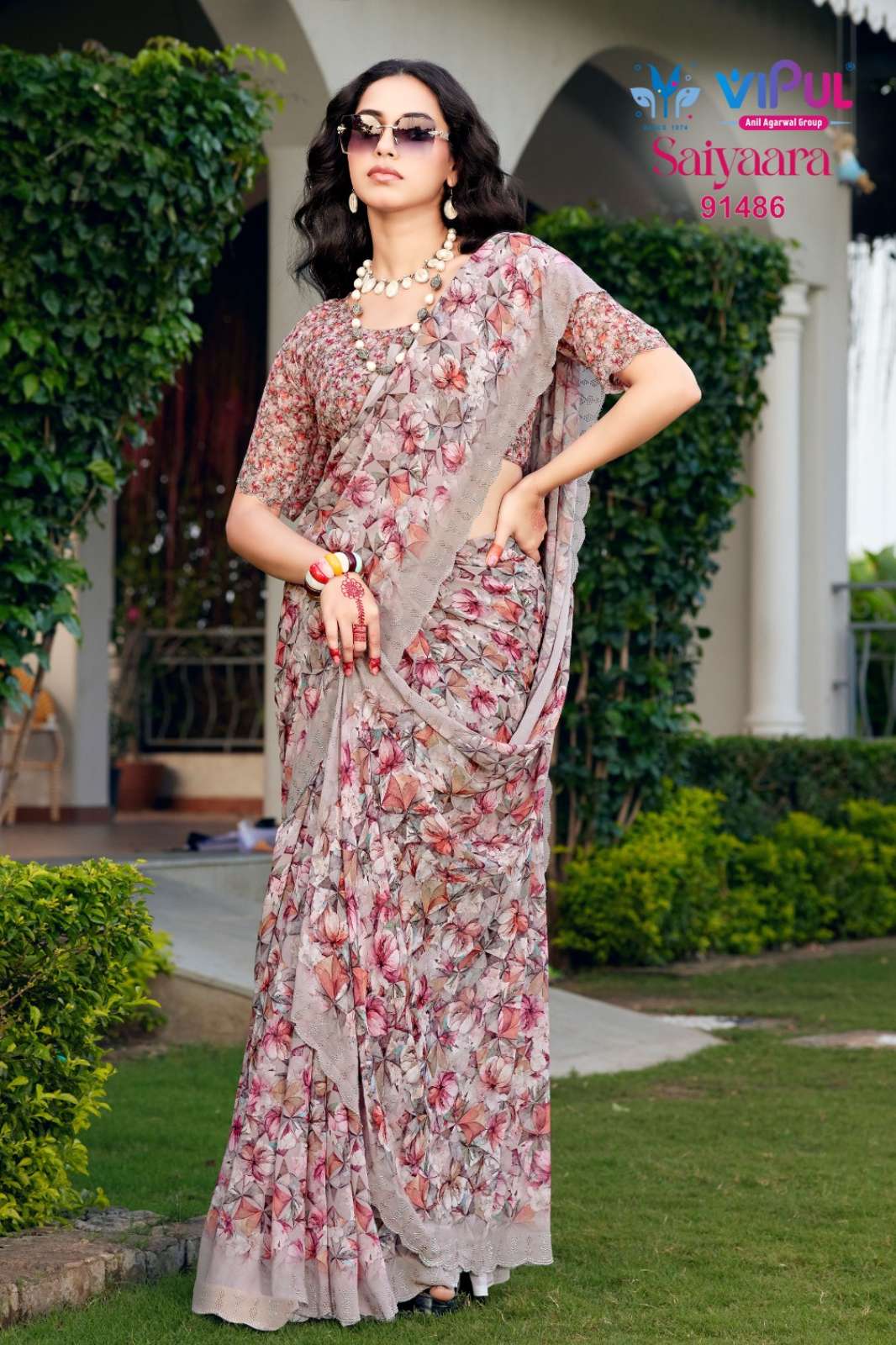 Shri Balaji Emporium Vipul SAIYAARA VOL 07 91486 TO 91494 Fancy Saree