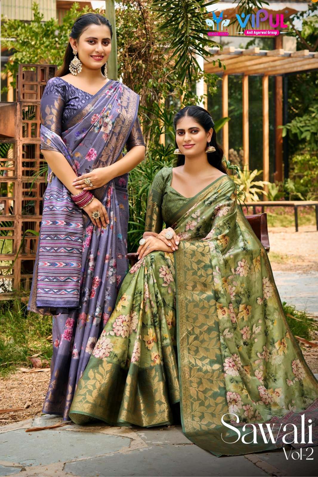 Shri Balaji Emporium Vipul SAWALI VOL 02 2772 TO 92780 Weaving Border Saree