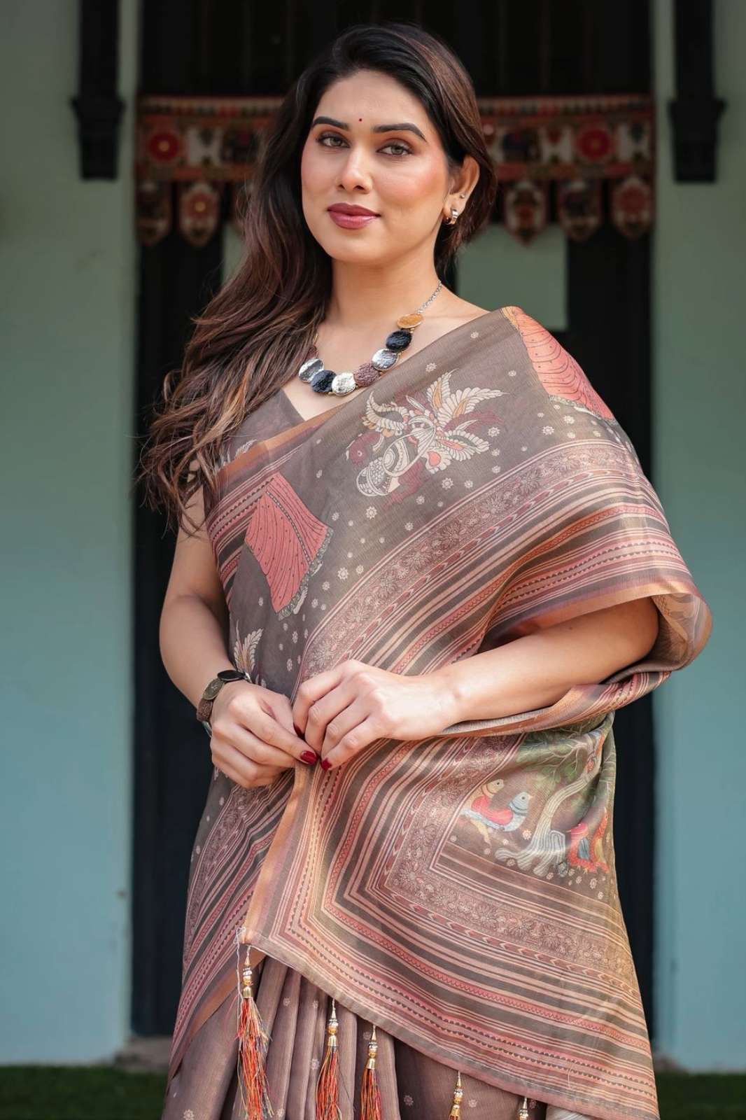 SHRI BALAJI HANDLOOM 190 ELEGANT HANDLOOM WEAVE SAREE FOR WHOLESELLER