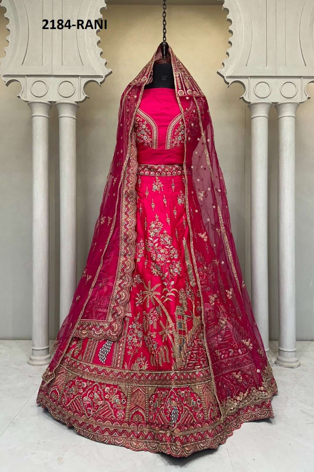 SHRI BALAJI KF 2184 HEAVY EMBROIDERED BRIDAL LEHENGA FOR WHOLESELLER