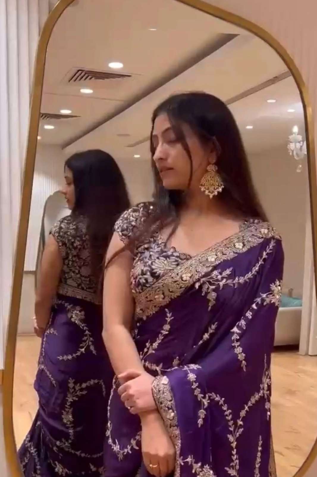 SHRI BALAJI KK PAYAL SATIN SILK PARTY WEAR SAREE WITH EMBROIDERED SEQUENCE AND ZARI WORK FOR WHOLESELLER