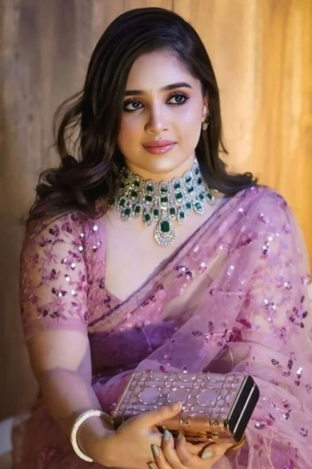 SHRI BALAJI  KK PRIYANKA BEAUTIFUL BUTTERFLY NET SAREE WITH HEAVY EMBELLISMENTS