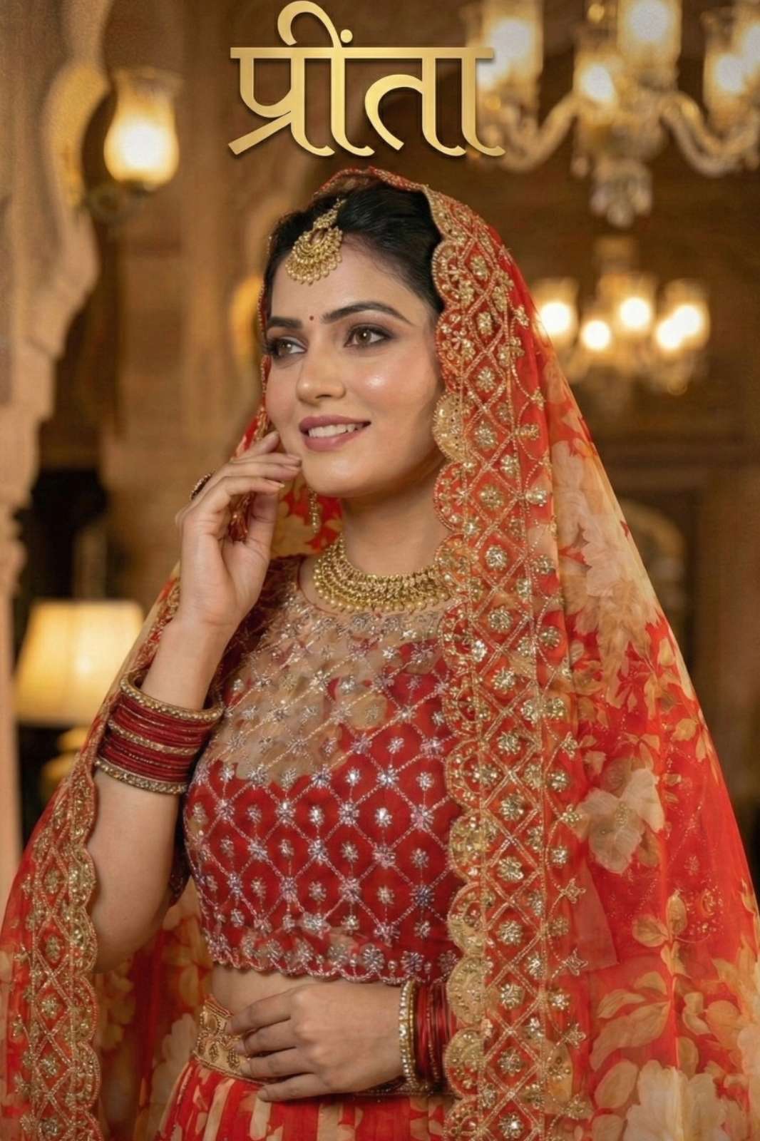 SHRI BALAJI LAUCHES SENHORA PREETA BEAUTIFUL HEAVY EMBROIDERED WEDDING LEHENGA