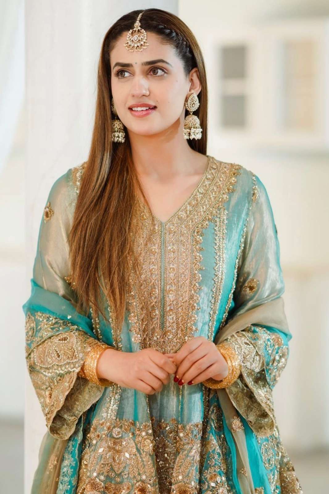 SHRI BALAJI LC 1442 EID SPECIAL HEAVY EMBROIDERED AND SEQUENCE EMBELLISHED SHARARA SUIT SET