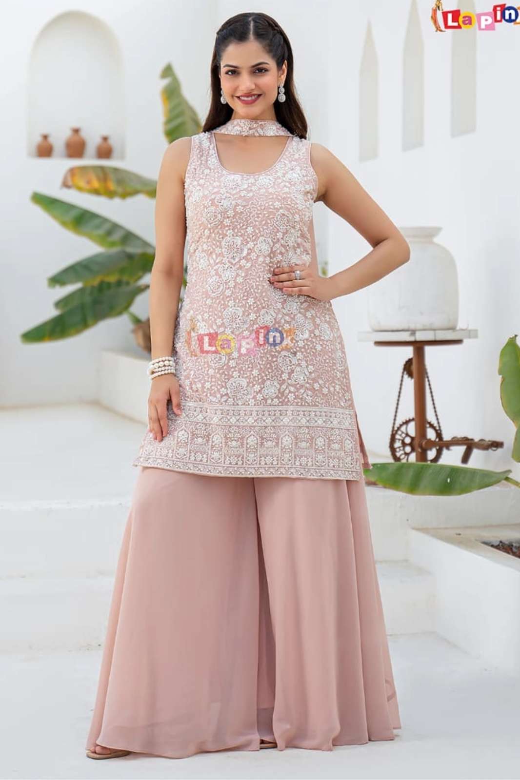 SHRI BALAJI PRESENTS 20127 VISCOSE FABRIC THREAD AND PIPING WORK SHARARA SUIT 