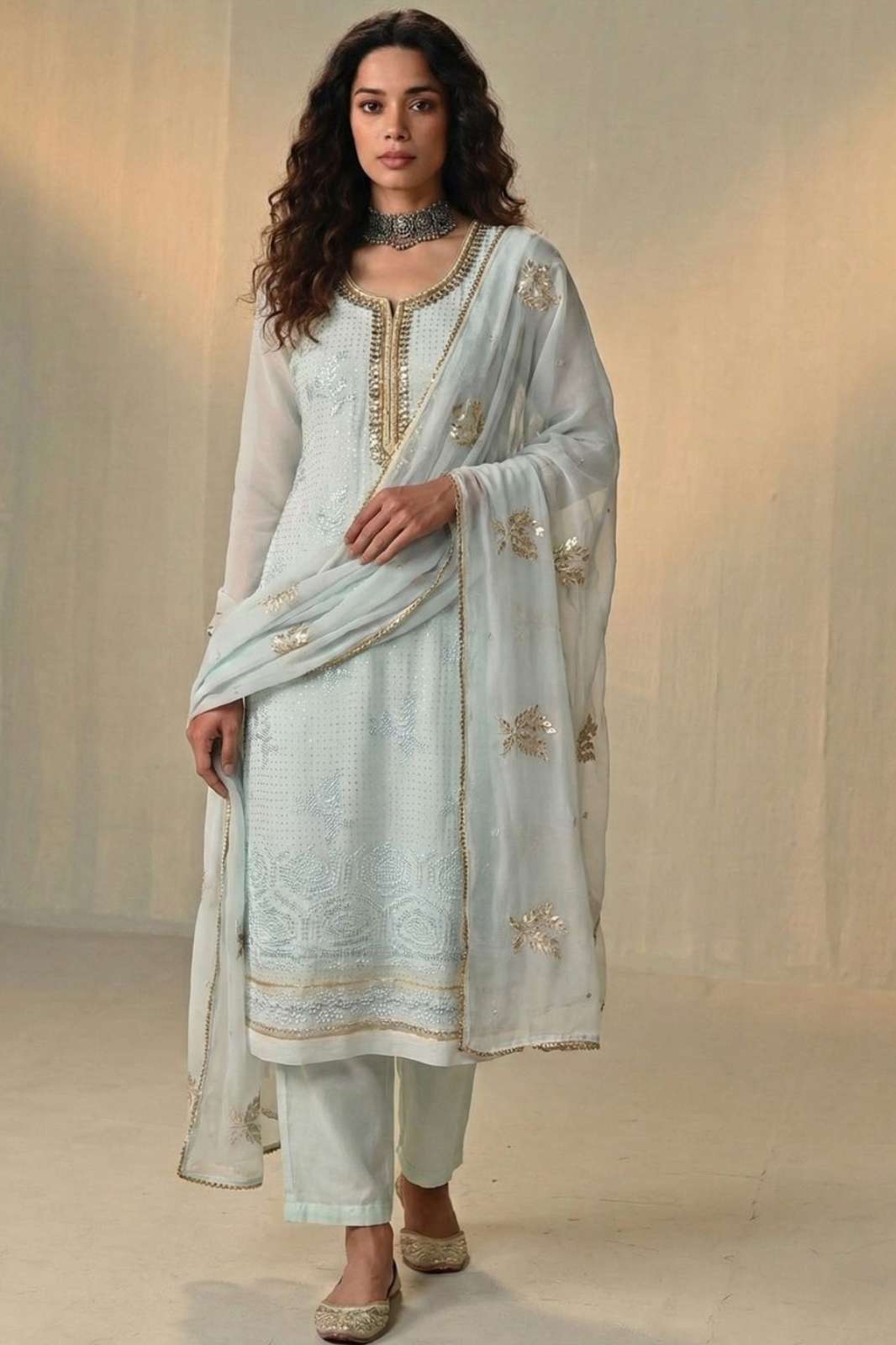 SHRI BALAJI PRESENTS ALIZEH 7046 TO 7049 HEAVY EMBROIDERED GEORGETTE PAKISTANI SUIT 