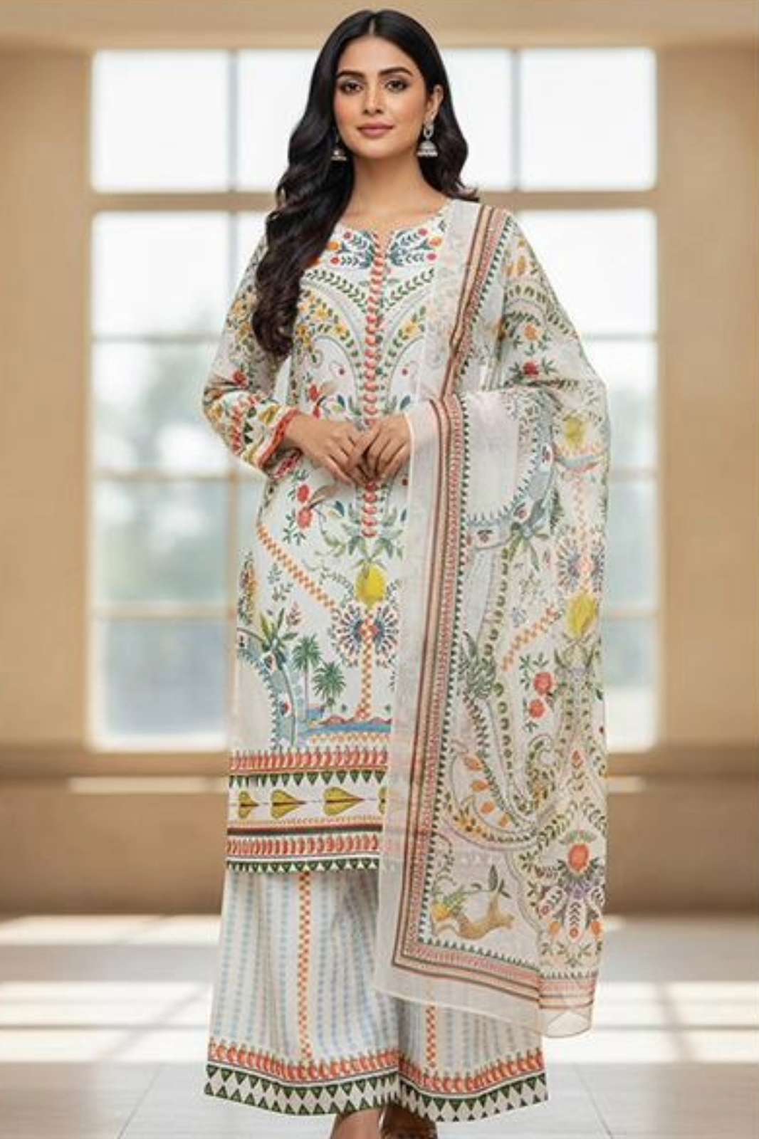 SHRI BALAJI PRESENTS HF 409 READY TO WEAR RAYON SATIN PRINTED PAKISTANI SUIT FOR WHOLESELLER