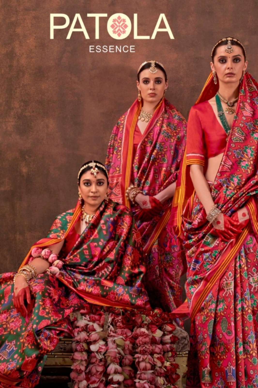 Shri Balaji presents Kreshva Patan Patola beautiful silk printed saree for Wholeseller