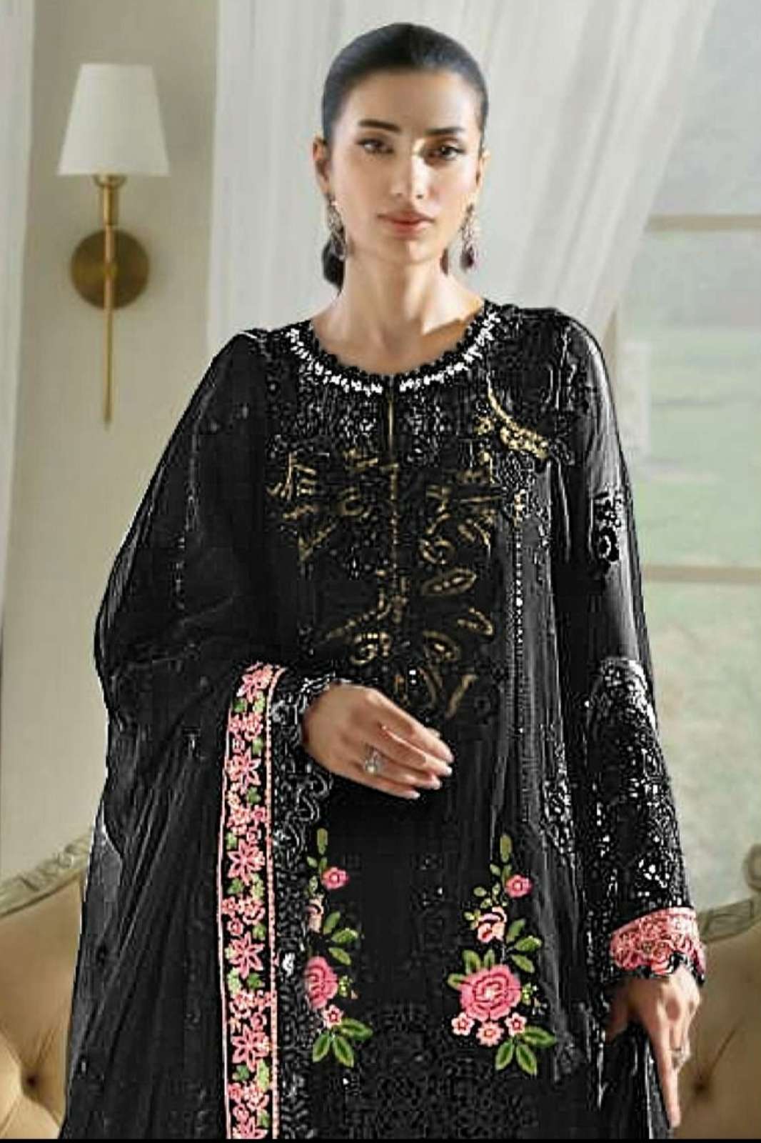Elan Studio E 06 Chiffon Embroidery & Handwork Pakistani Suit