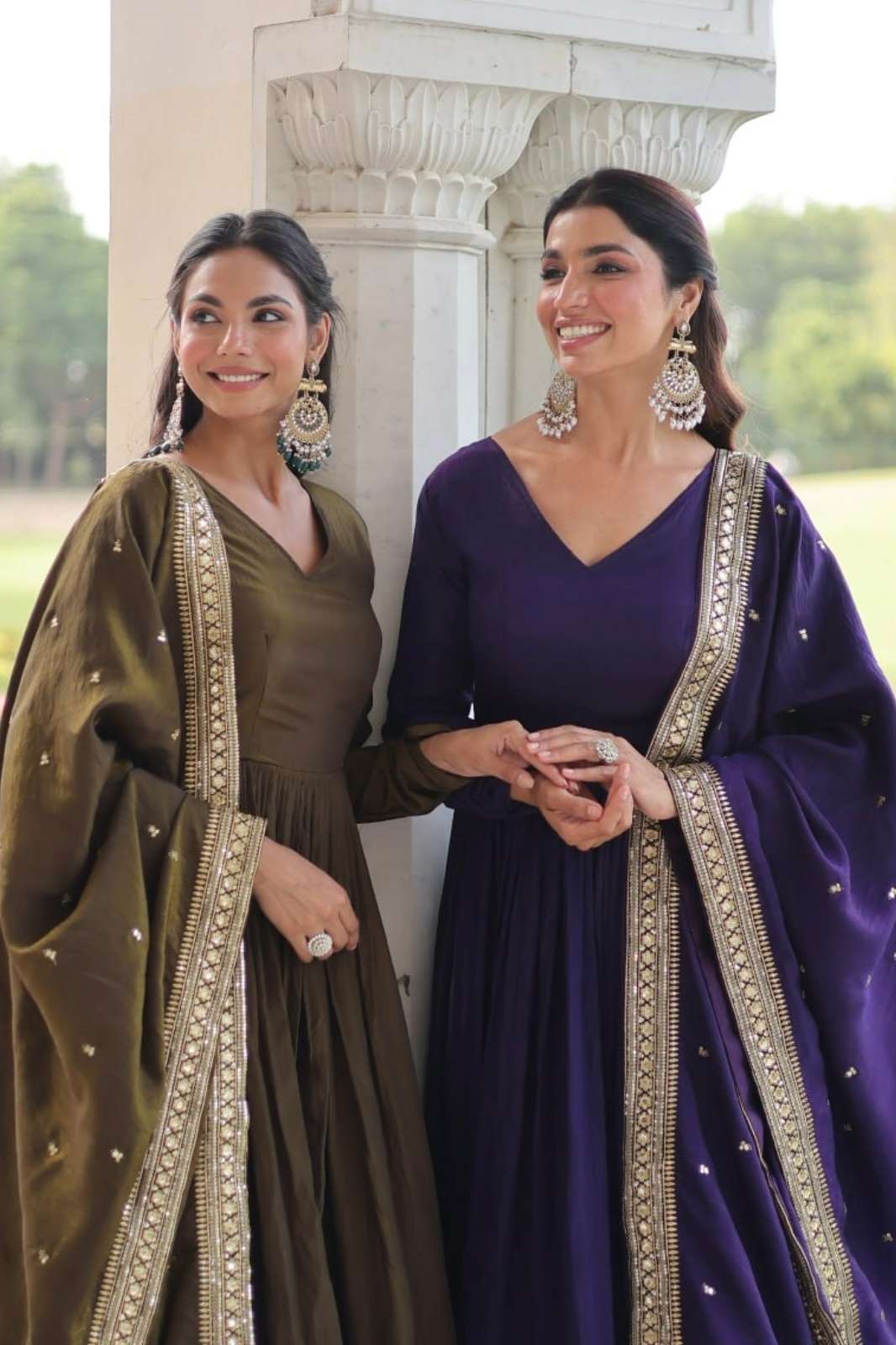 FASHION BAZAAR KA 1218 PREMIUM READYMADE SILK SEQUENCE EMBROIDERED ANARKALI SUIT COLLECTIONS