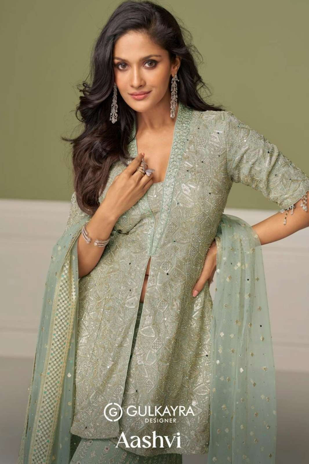 Gulkayra AASHVI Ready to Wear Embroidered Real Georgette Suit