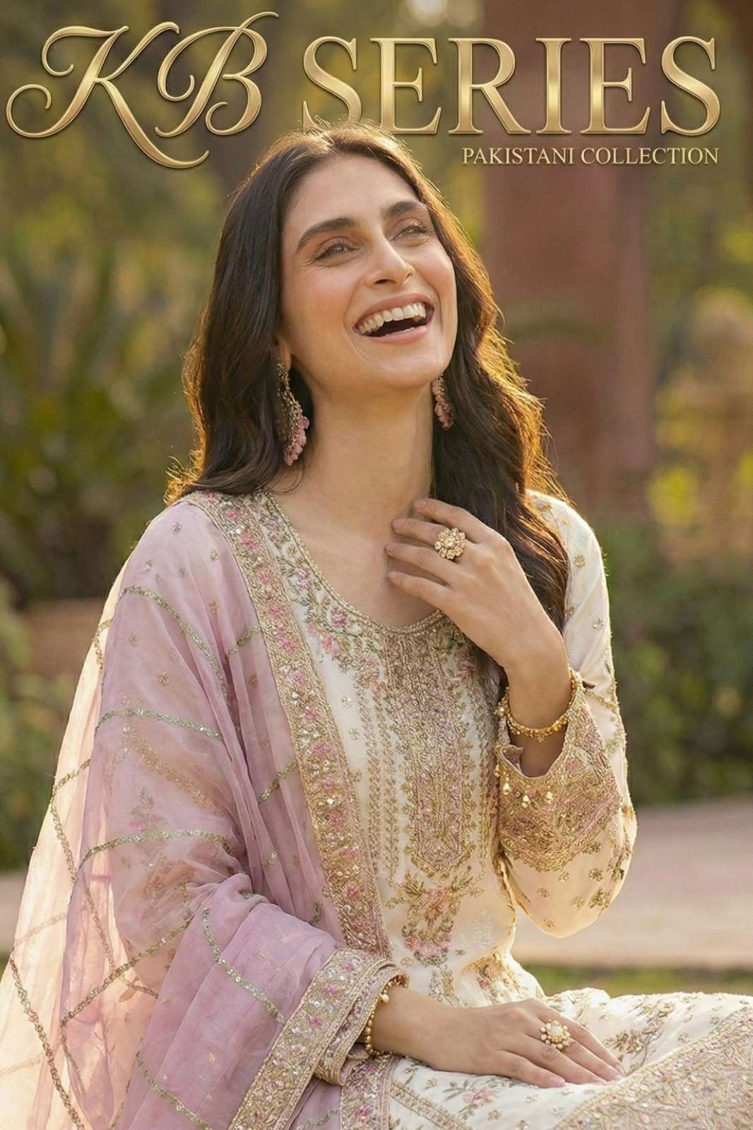 KB Series  KB 4106 Faux Georgette Embroidered & Sequence Work Party Wear Suit