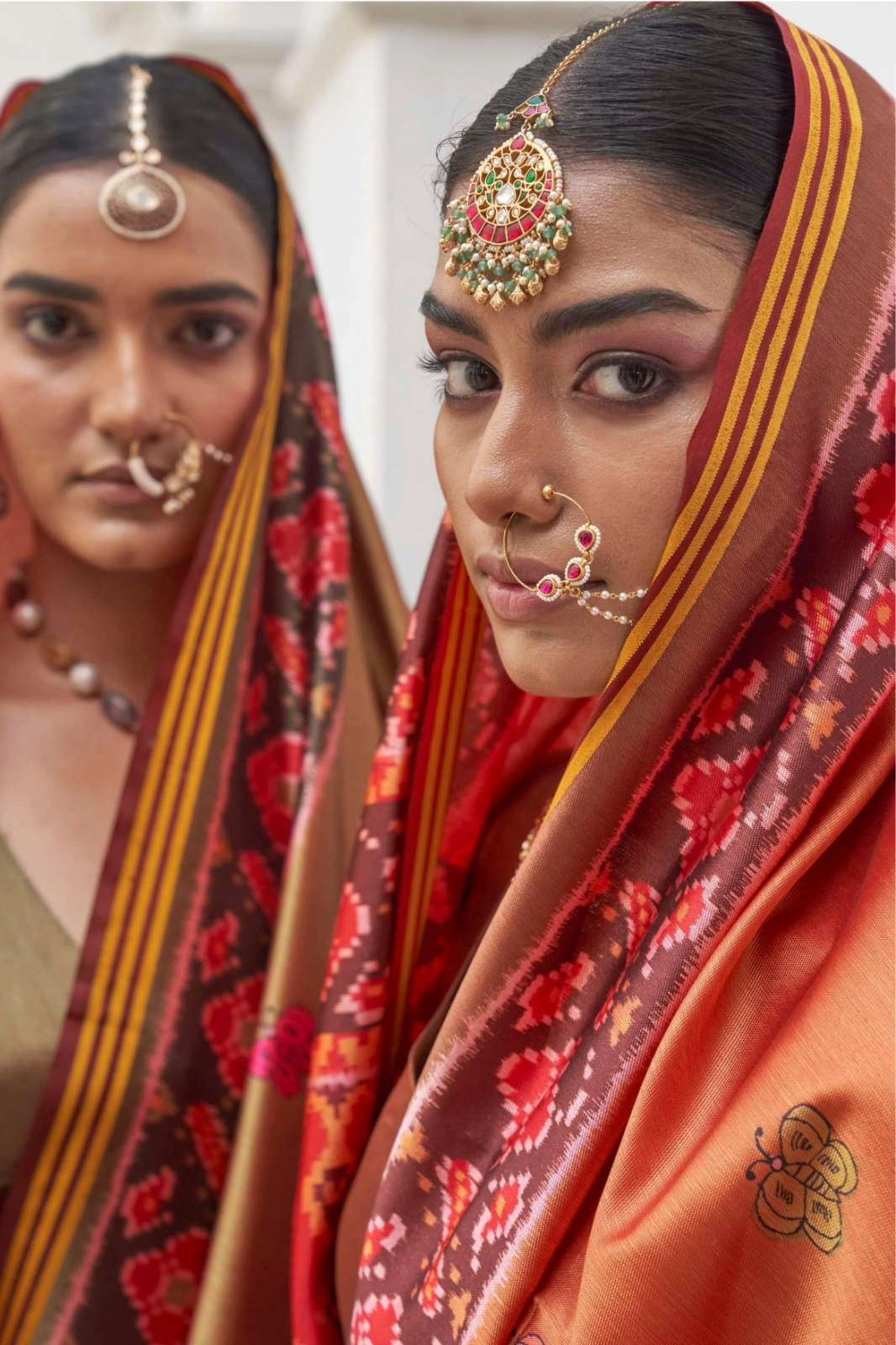 Kreshva Patola Butterfly P 280 TO P 285 Weaving Patan Patola Print Saree collection 