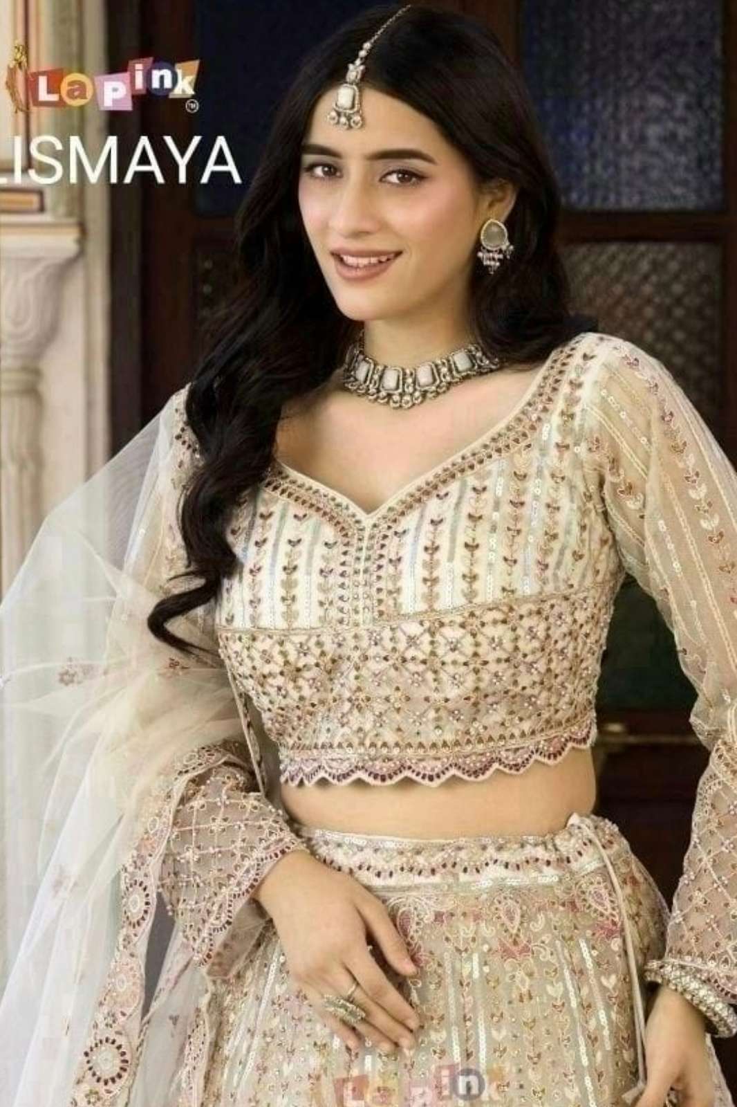 Lapink 20212 Ready to Wear Net Fabric wedding Lehenga with Multi thread & Stones work