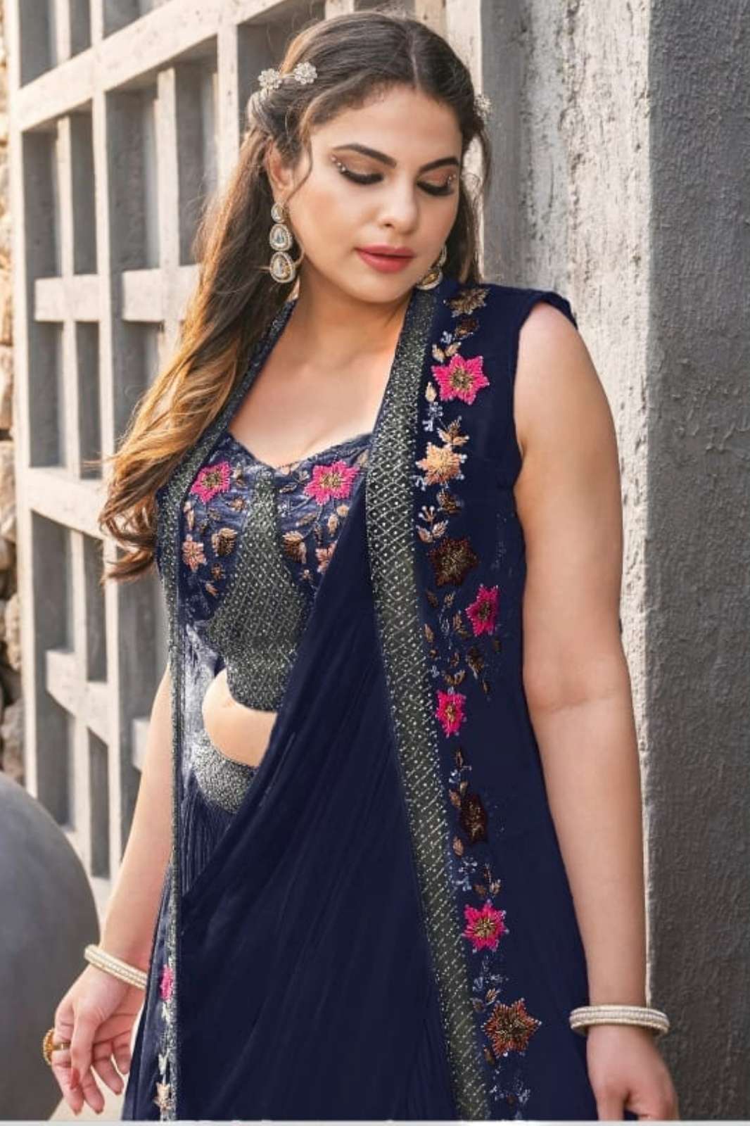 Lapink 20609 Ready to Wear Heavy Viscose embroidered Wedding wear lehenga