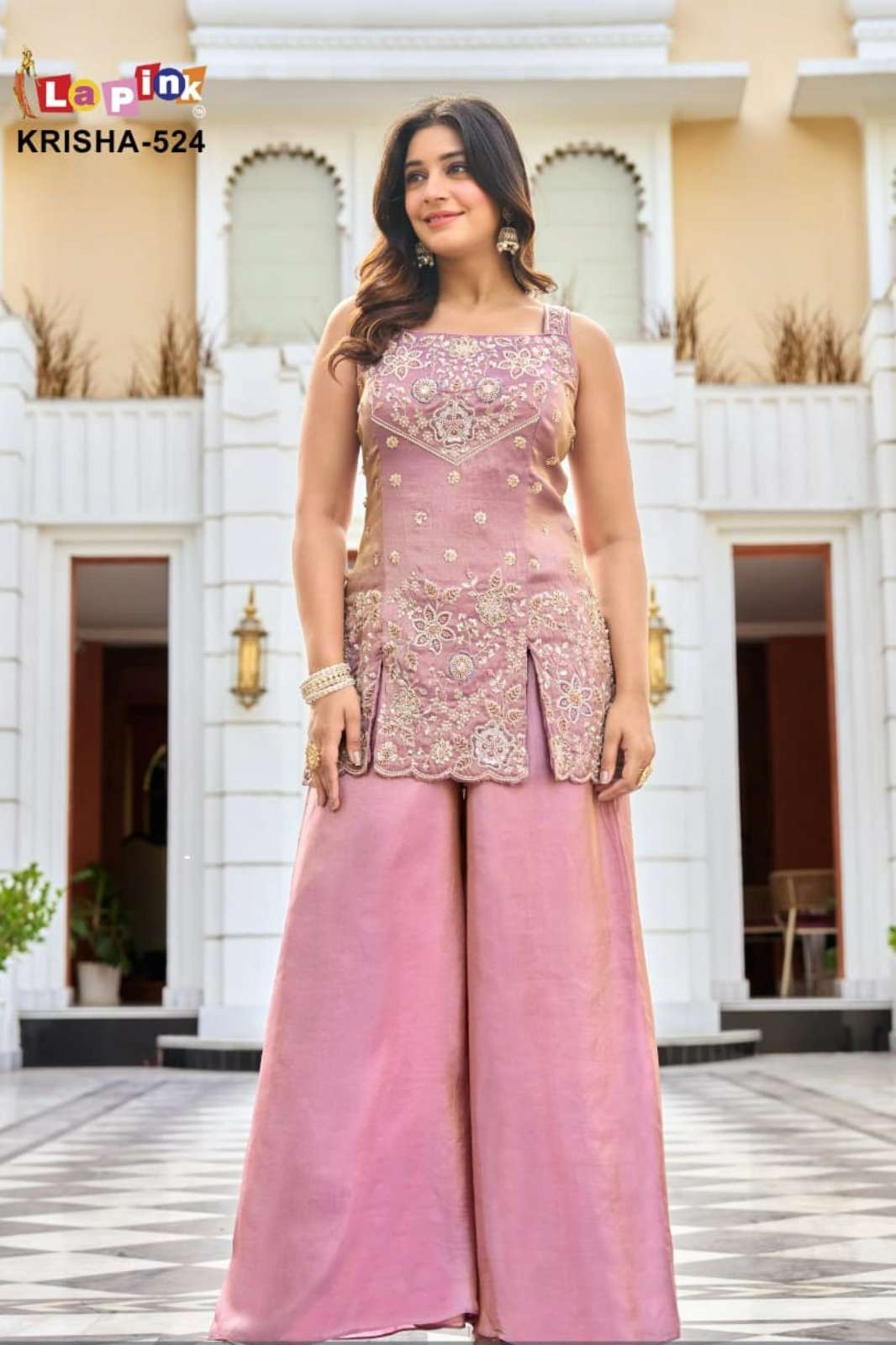 Lapink 20610 Ready to Wear Heavy embroidered shimmer fabric Wedding wear lehenga