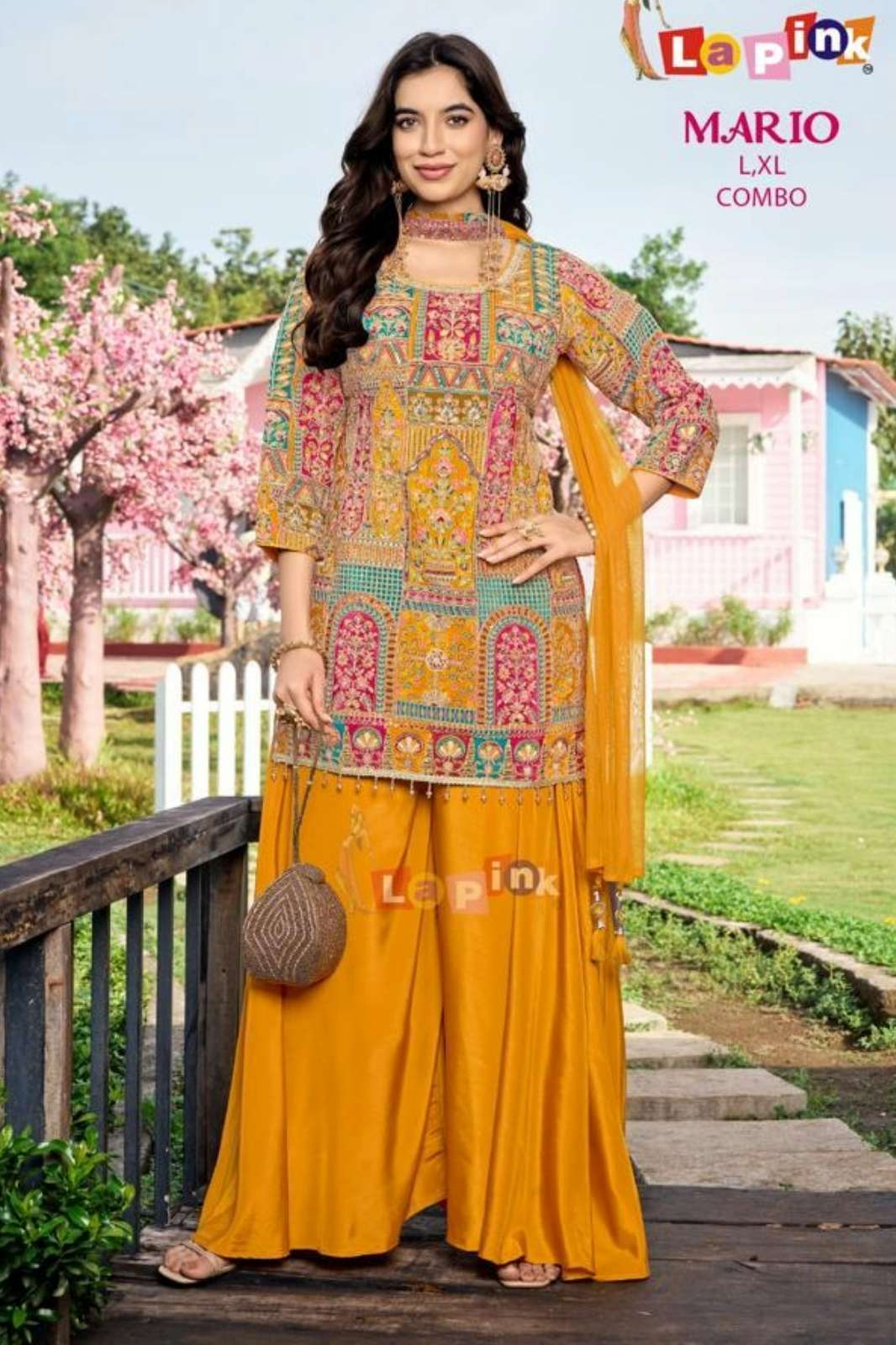 Lapink 20640 Ready to Wear Heavy Sequence embroidered Stone Work Plazzo Suit