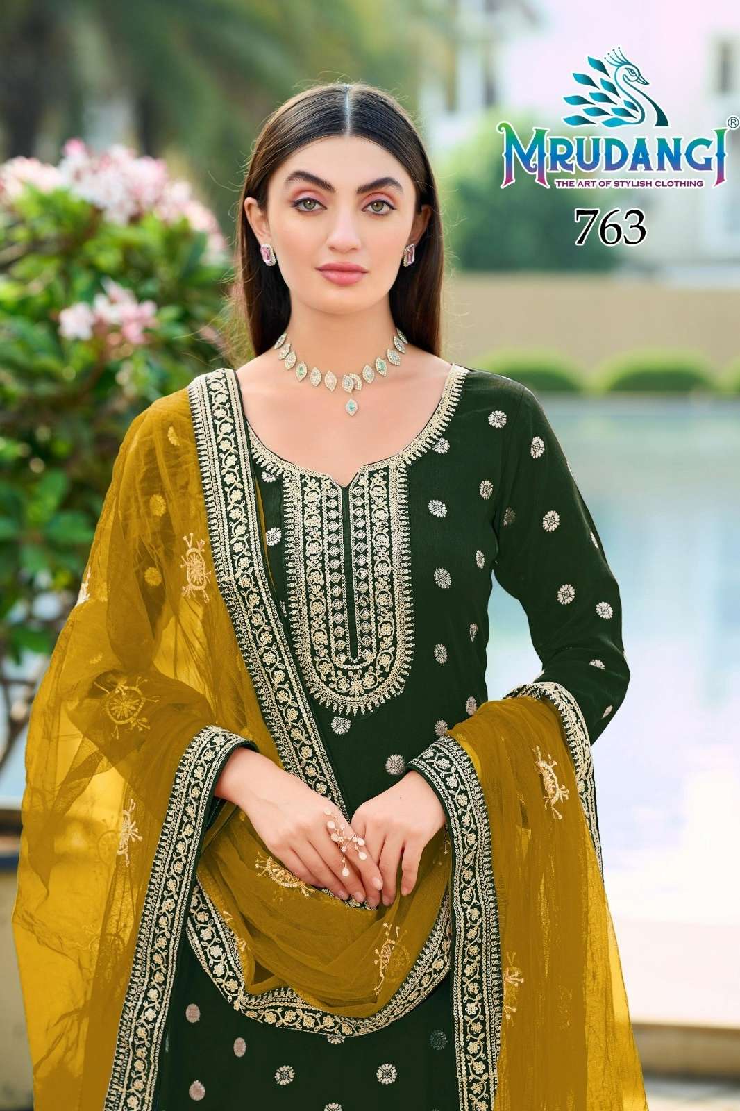 MRUDANGI RANGOLI VOL 02 series 761 TO 763 EMBROIDERED VISCOSE SUIT FOR SMALL GATHERINGS 