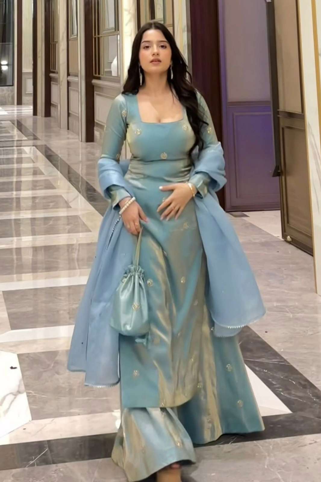 Shri Balaji Emporium 5915 Fandy Silk Sequence Work Designer Suit 