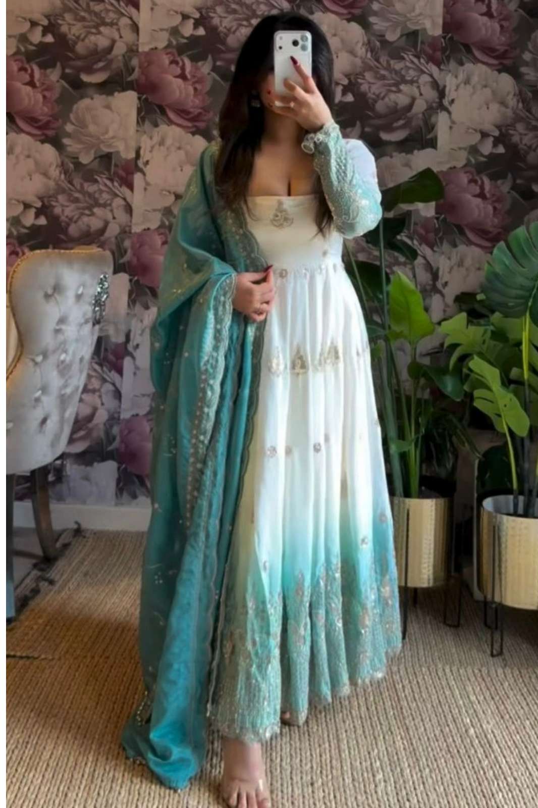 Shri Balaji Emporium 5987 Star Georgette Embroidered Sequence Work Party wear suit