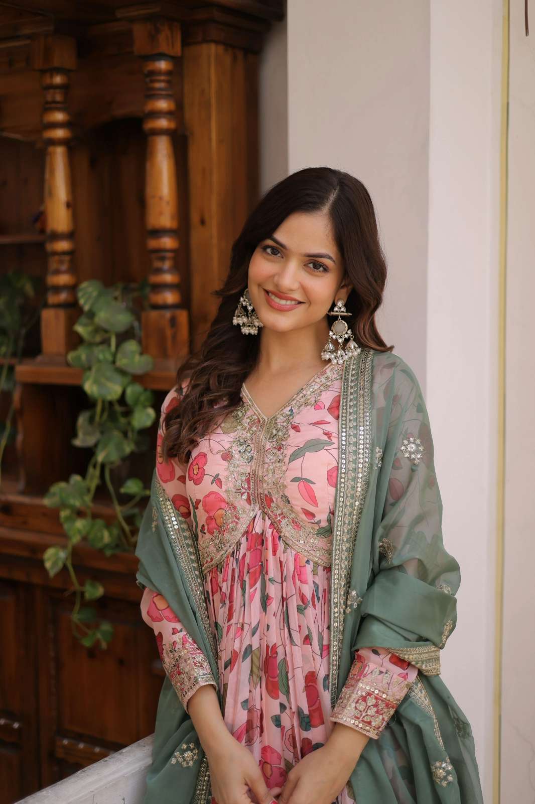 Shri Balaji Emporium KA 1225 Digital Printed Russian silk Embroidered work Suit