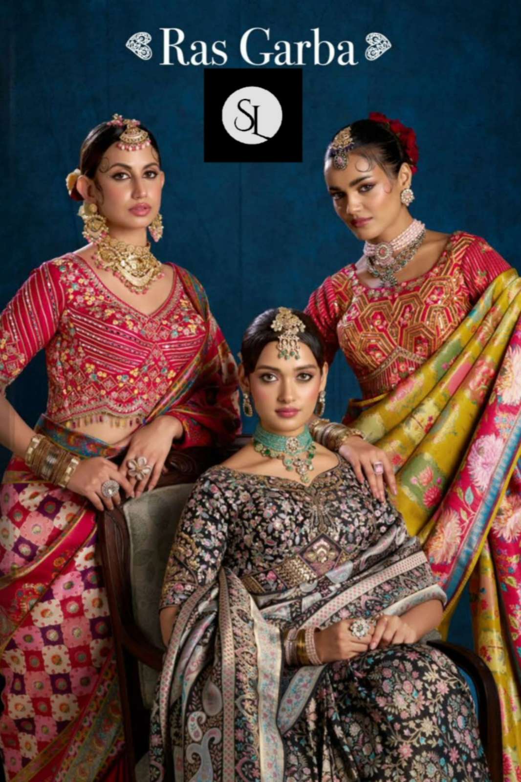 Shri Balaji Emporium Presents Rasgarba Series 1001 To 1009 Premium Dola Silk Saree Collection