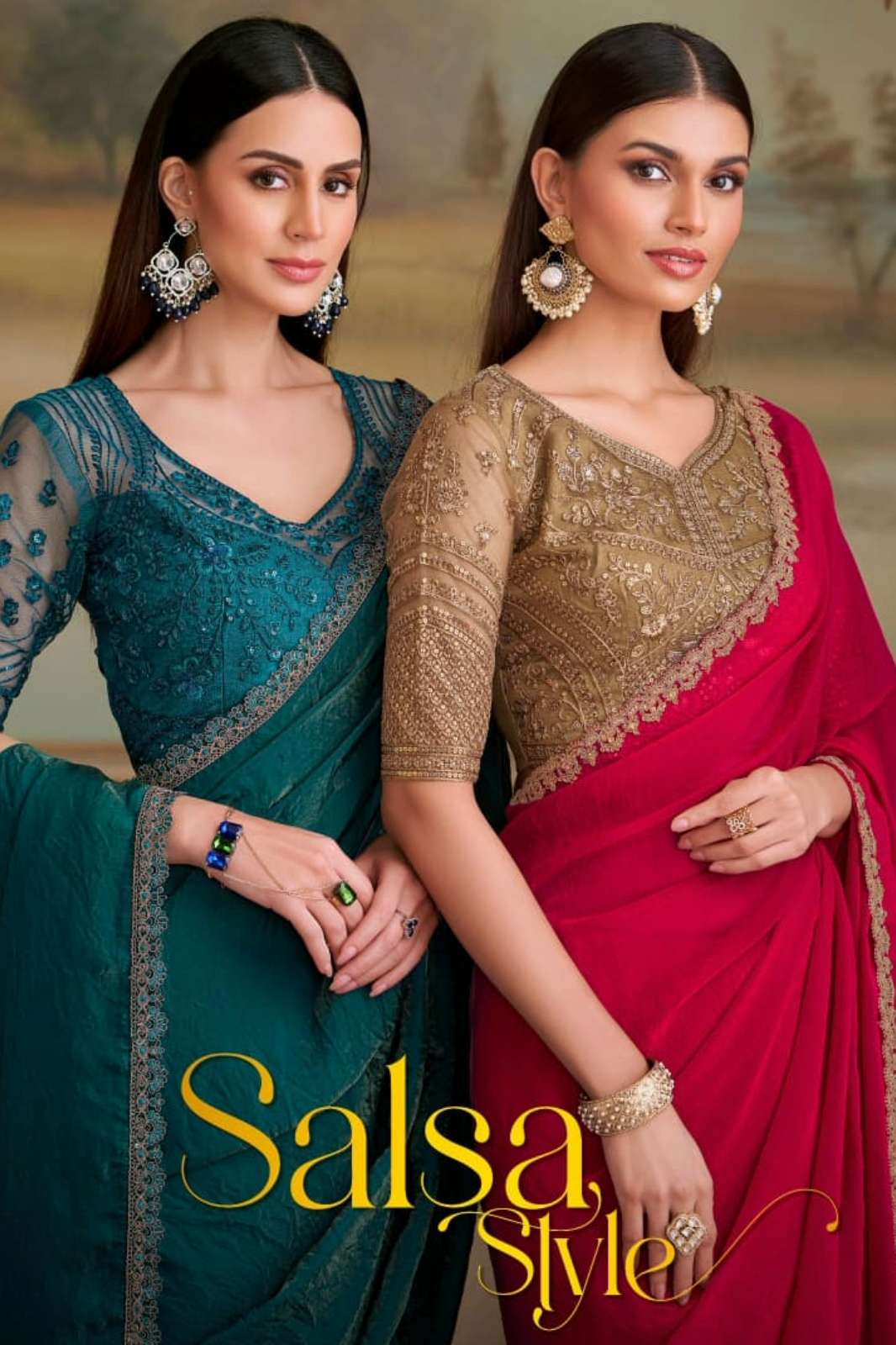 Shri Balaji Emporium Salsa Style 5 STUNNING SAREE COLLECTION FOR WEDDING WEAR