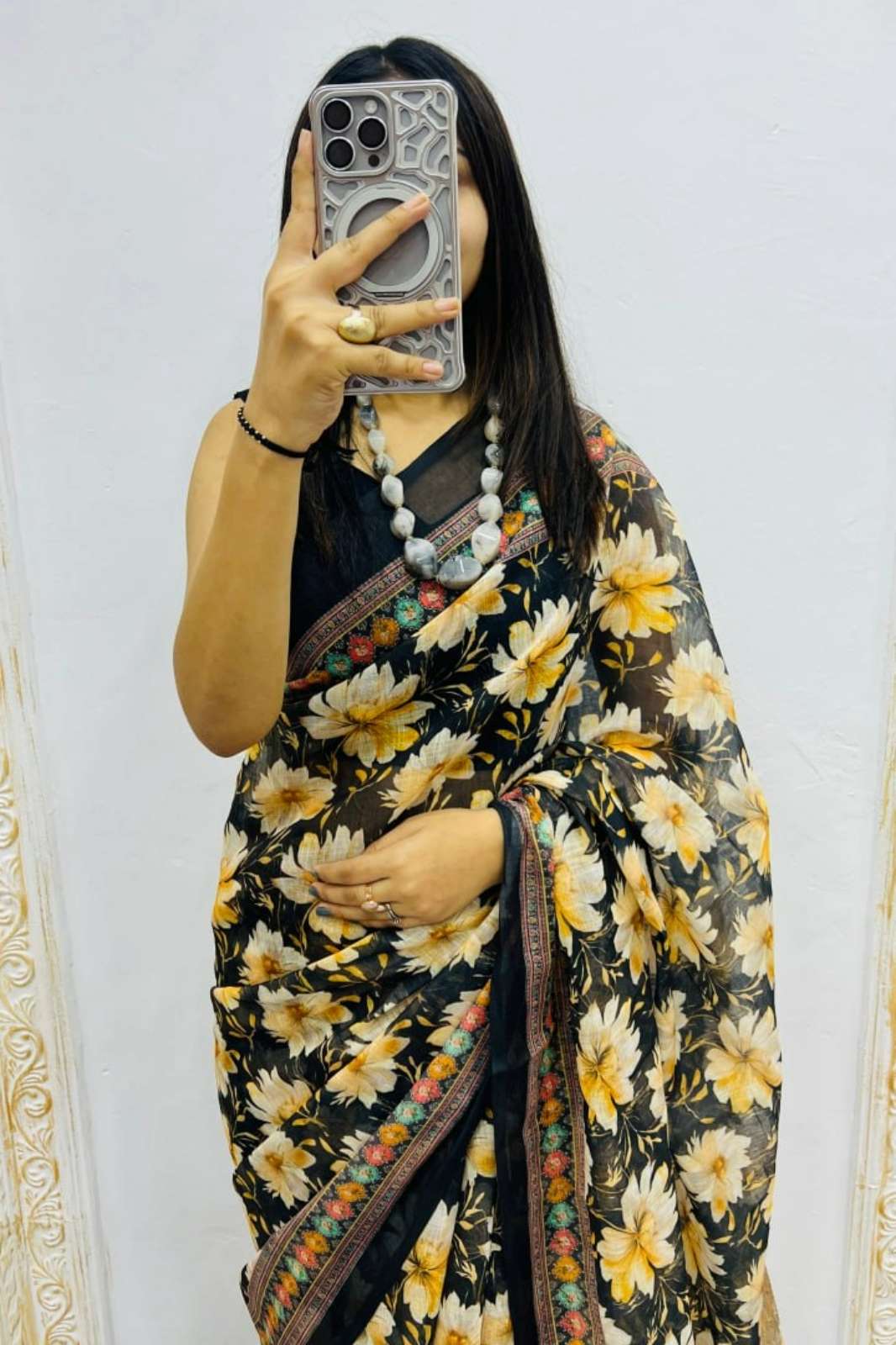 Shri Balaji Emporium SF 2307 Premium cotton printed saree 