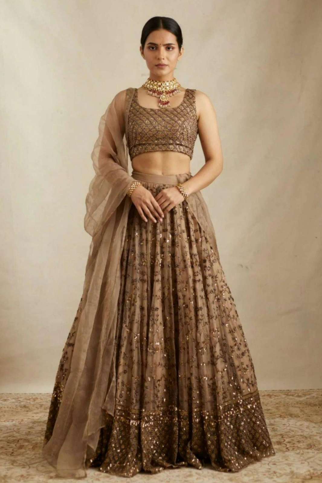 Shri Balaji Emporium TF 399 heavy Net sequence and zari embroidered partywear lehenga 