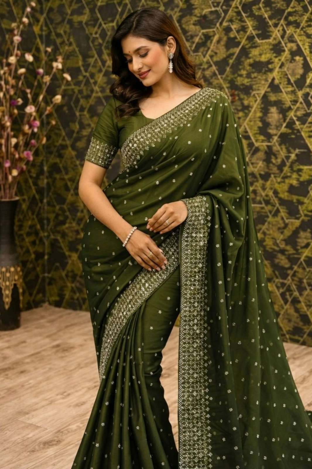 SHRI BALAJI LAUNCHES 205 A TO 205 H  PARTY WEAR SAREE COLLECTION 