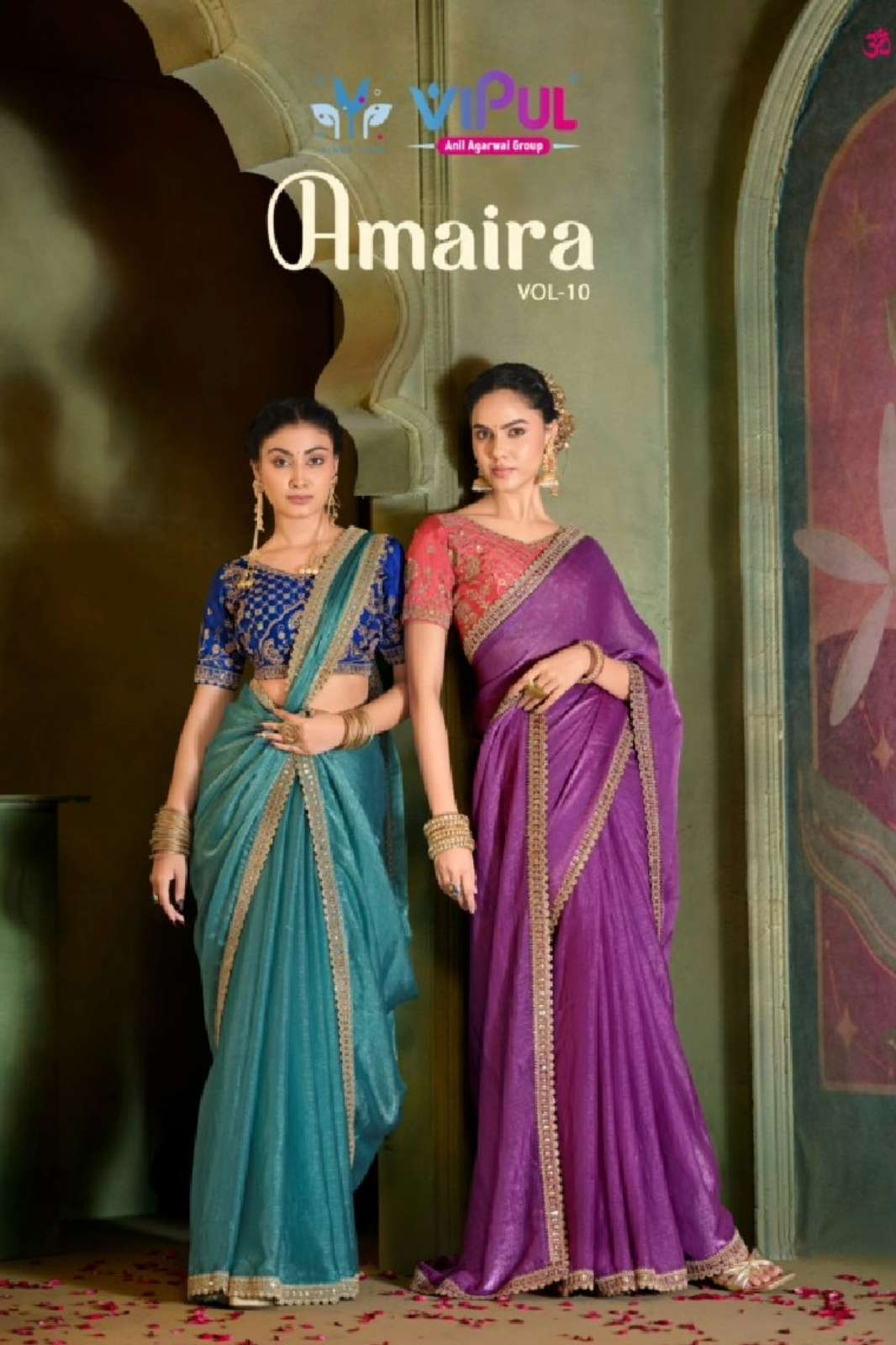 Vipul  AMAIRA VOL 10 Stunning Festive Wear Chiffon Saree Collection 