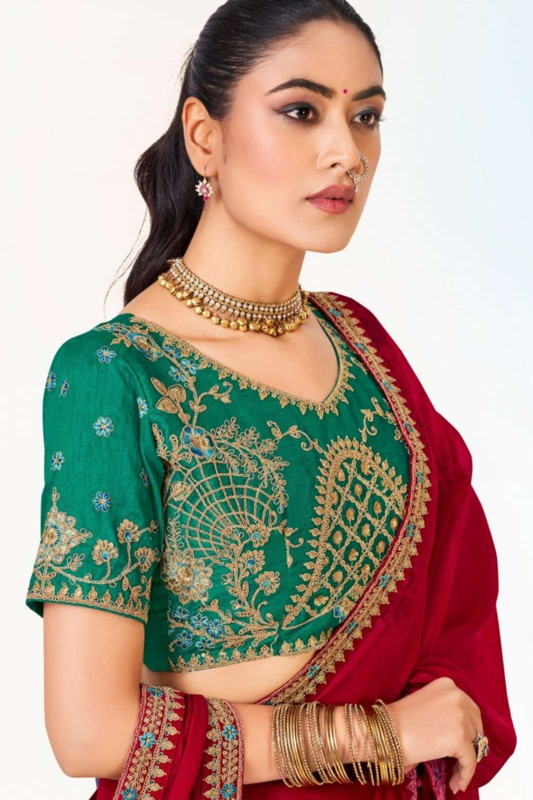 Vipul  AMAIRA VOL 6 Stunning Festive Wear Chiffon Saree Collection 