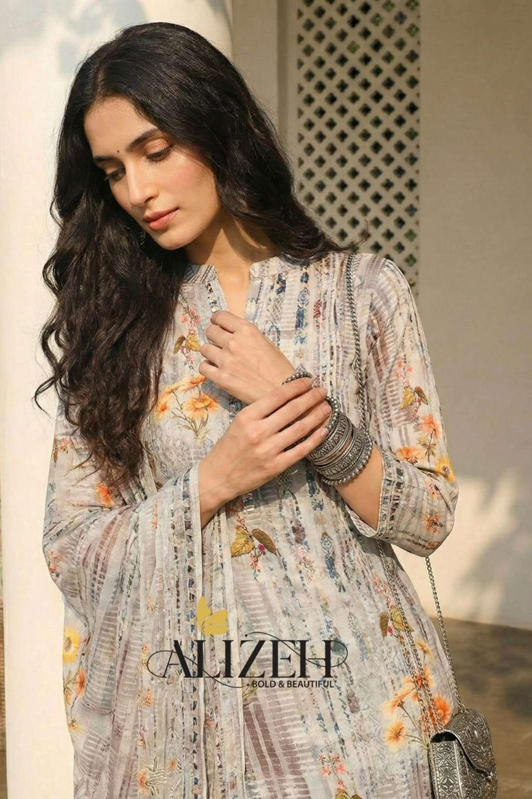 ALIZEH Series 7089 to 7094 Cotton printed ready to wear suit collection 