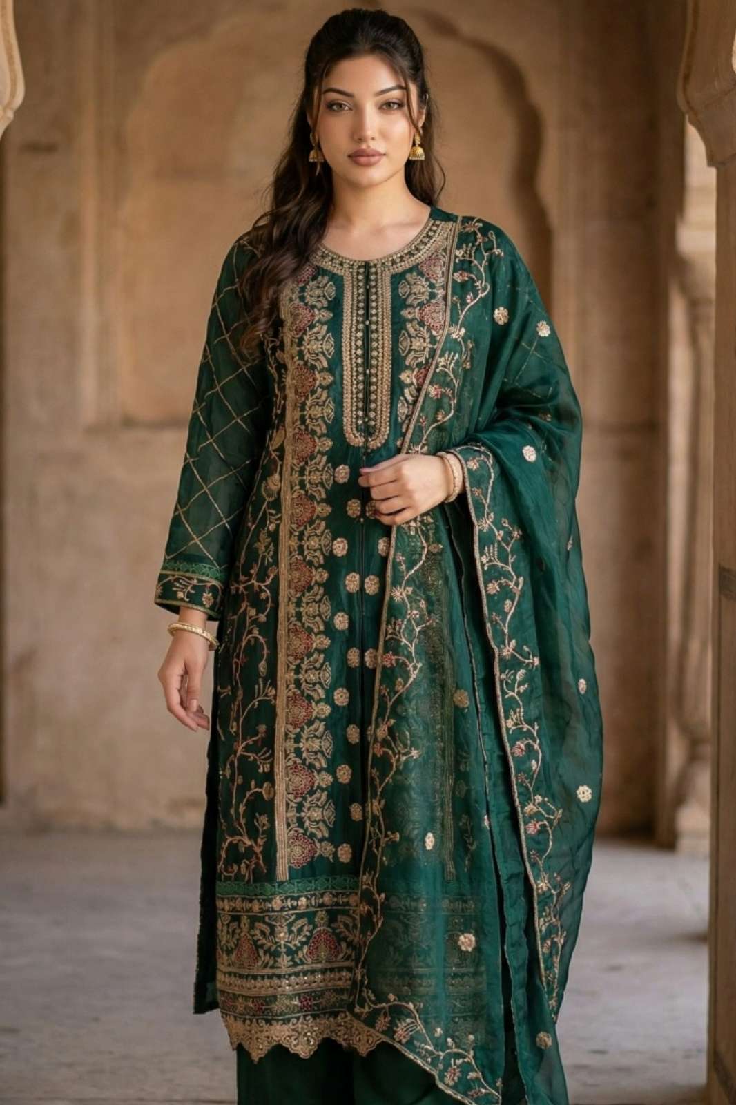 FEPIC ROSEMEEN MAN6918SEMI FENDY THREAD EMBROIDERED SUIT COLLECTION
