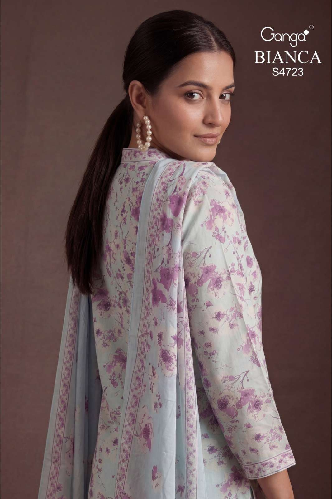 GANGA Bianca 4723 PREMIUM COTTON PRINTED DESIGNER SALWAR SUIT