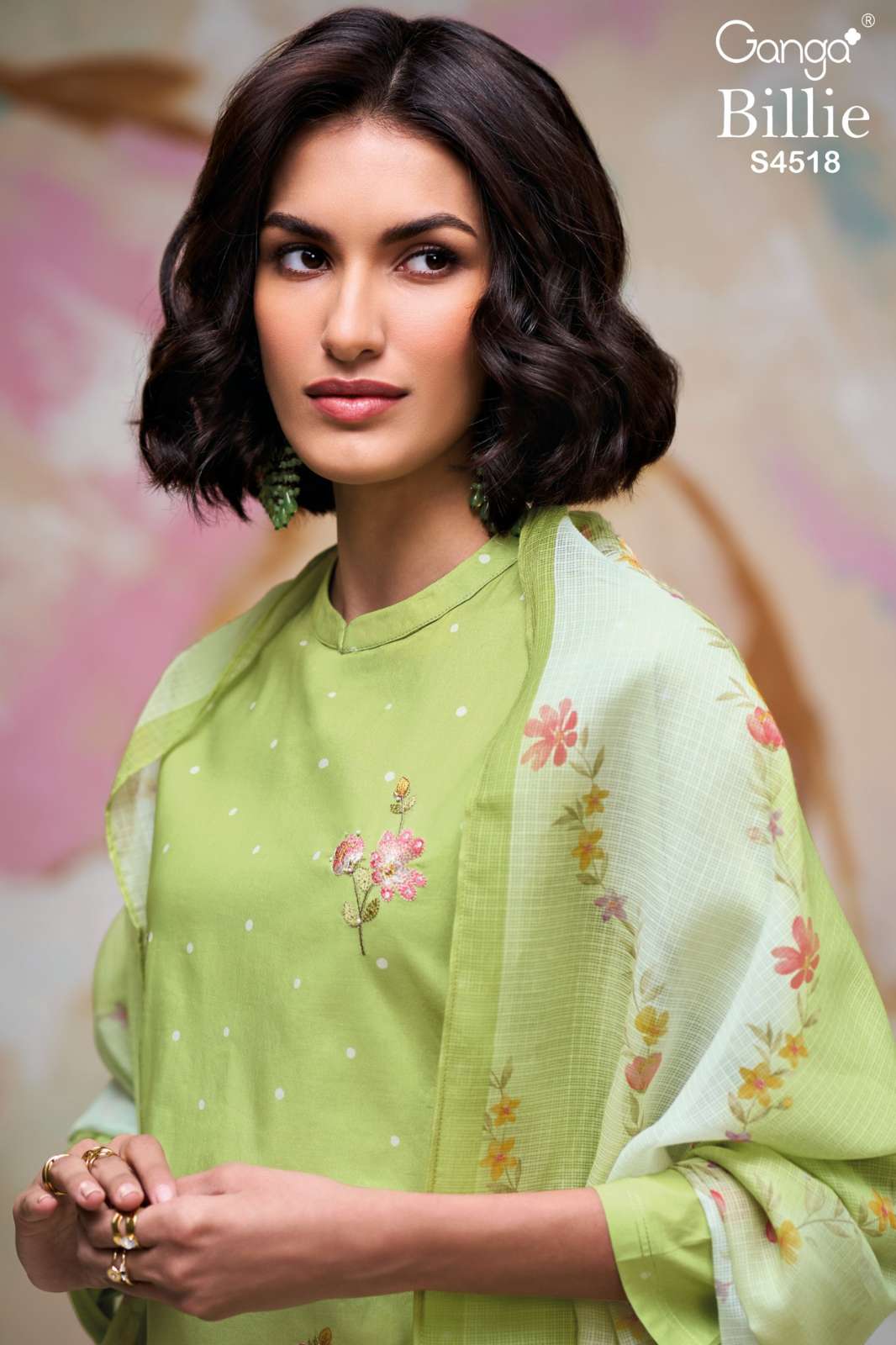 GANGA Billie 4518 PREMIUM COTTON PRINTED DESIGNER SALWAR SUIT