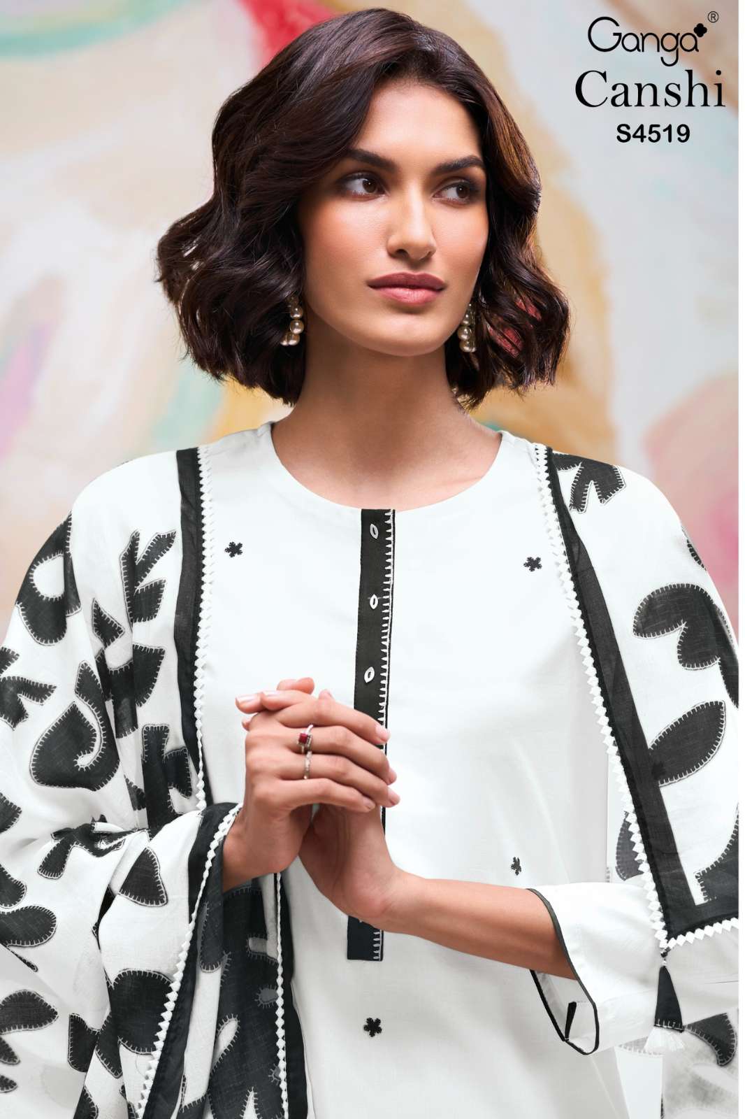 GANGA Canshi  S4519 PREMIUM COTTON PRINTED DESIGNER SALWAR SUIT