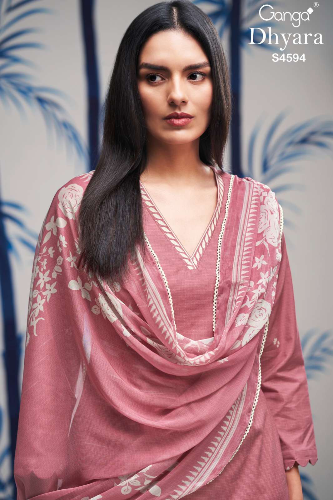 GANGA Dhyara S4594 PREMIUM COTTON PRINTED DESIGNER SALWAR SUIT