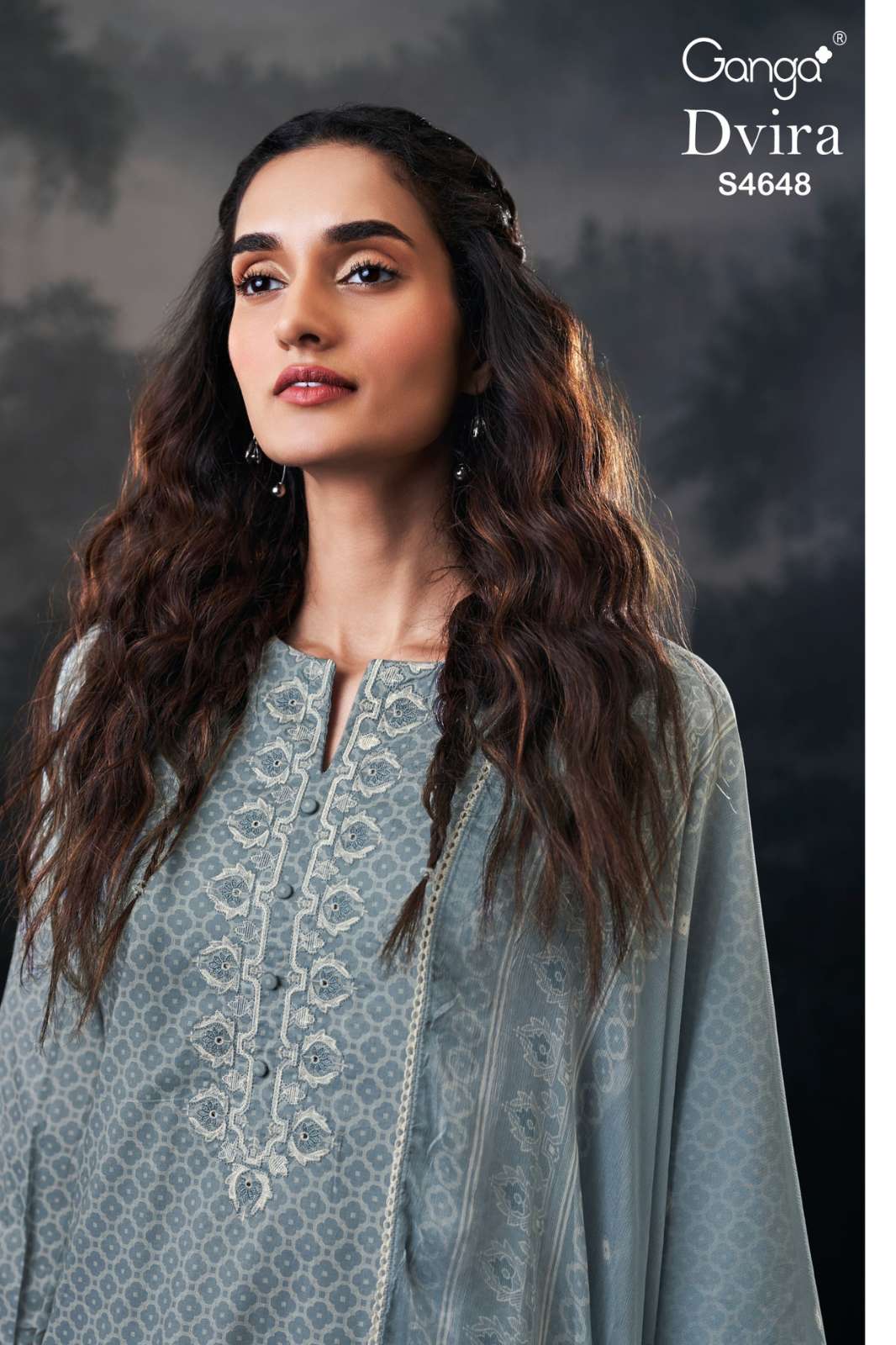 GANGA Dvira S4648 PREMIUM COTTON PRINTED DESIGNER SALWAR SUIT