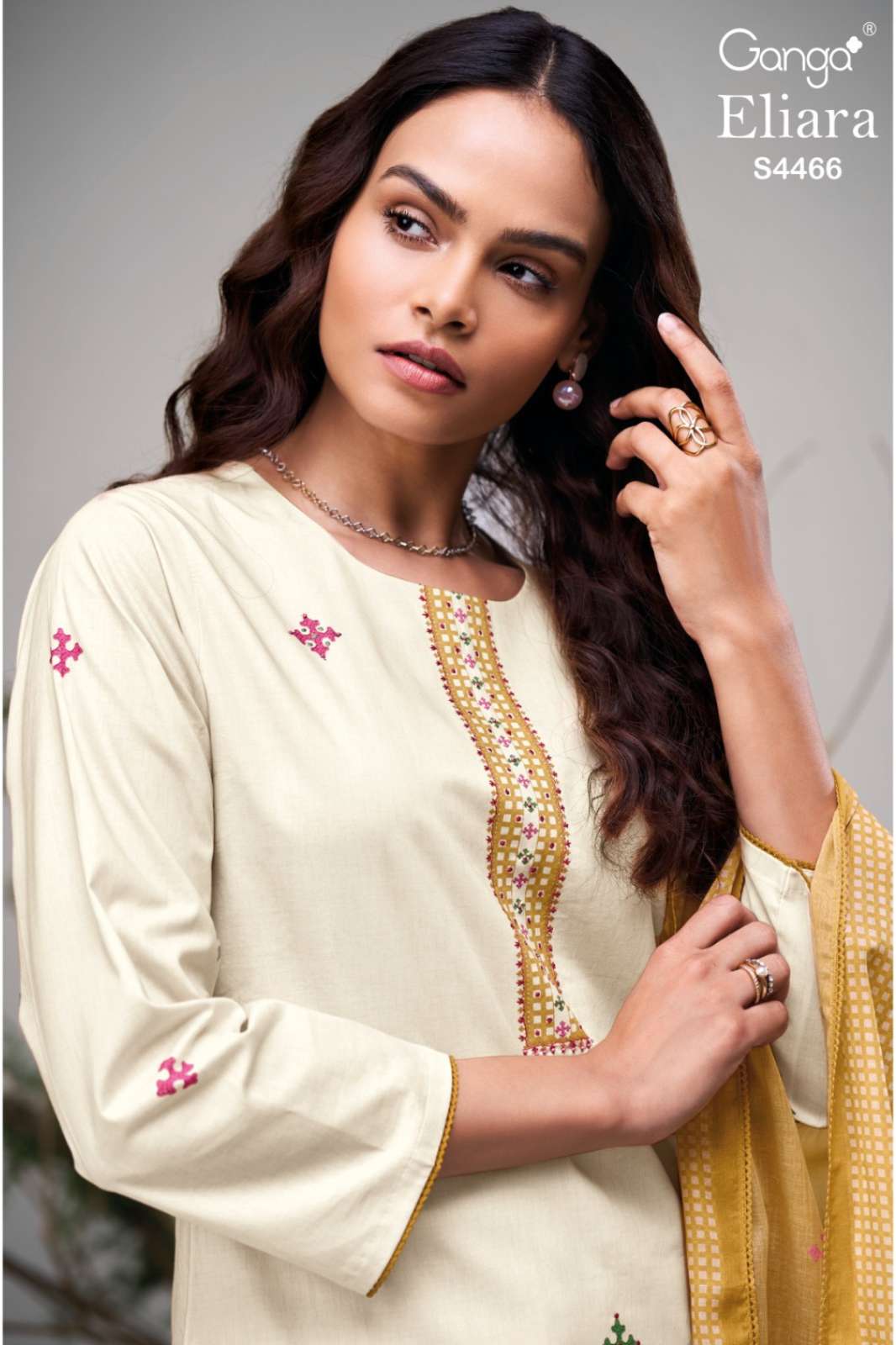 GANGA ELIARA S4469 PREMIUM COTTON PRINTED SALWAR SUIT