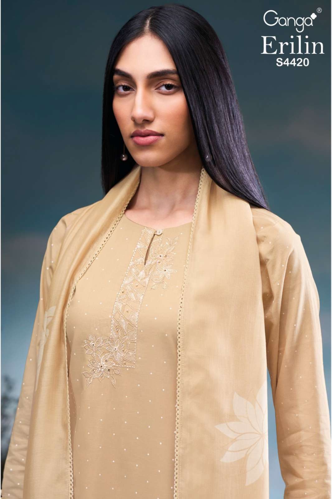 GANGA ERILIN S4420 PREMIUM COTTON PRINTED DESIGNER SALWAR SUIT