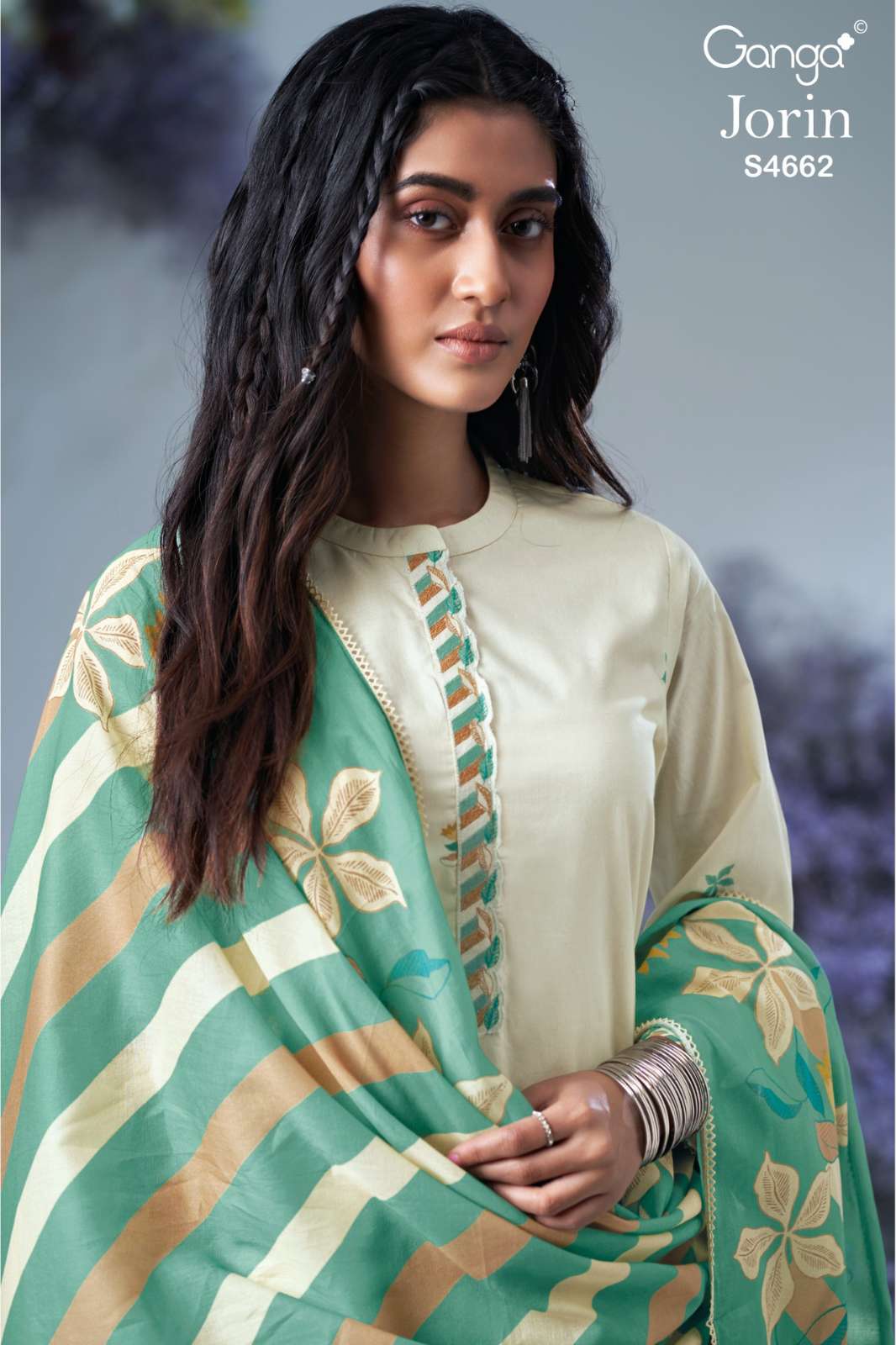 GANGA Jorin S4662 PREMIUM COTTON PRINTED DESIGNER SALWAR SUIT