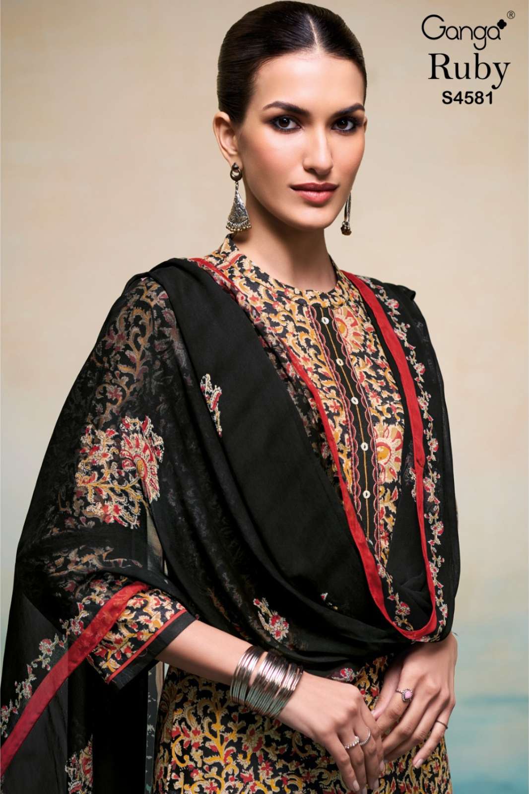 GANGA RUBY S4581 PREMIUM COTTON PRINTED DESIGNER SALWAR SUIT