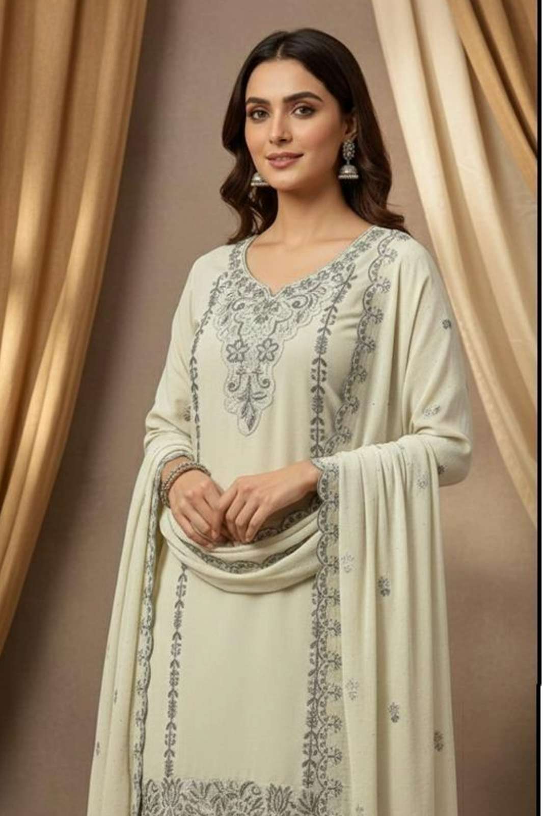 HOOR TEX HF 520 A To D Heavy Georgette embroidered pakistani suit for resellers 