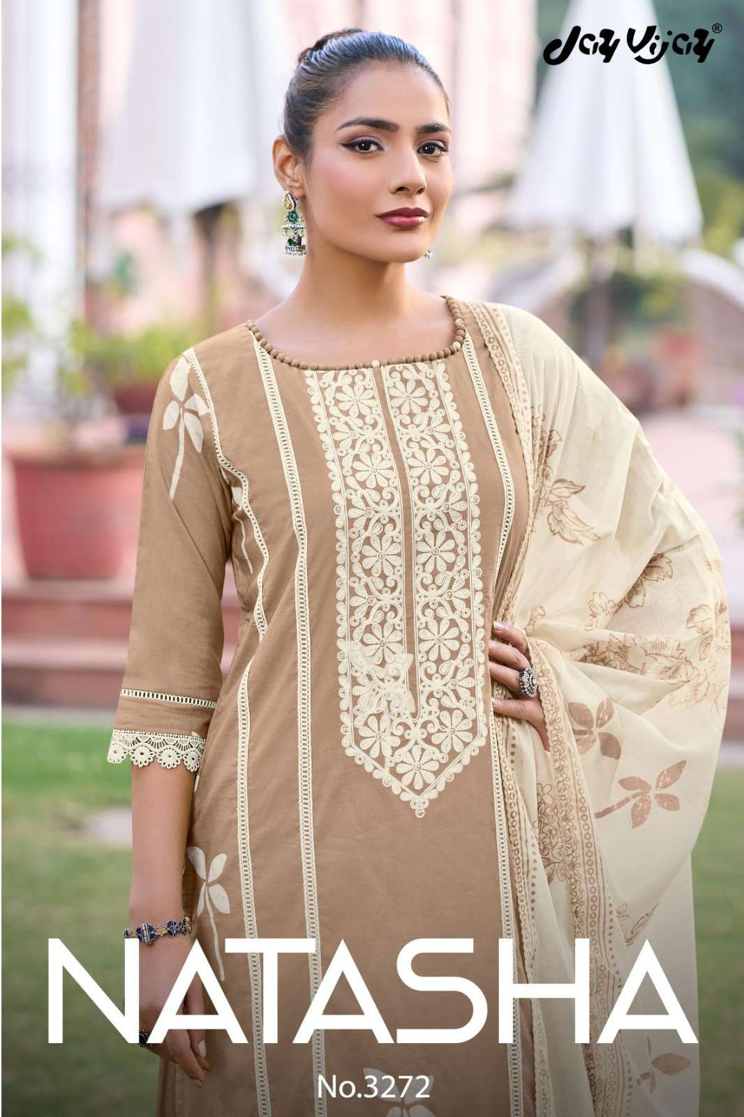 JAY VIJAY NATASHA 3272 PURE COTTON HAND BLOCK PRINTED SALWAR SUIT