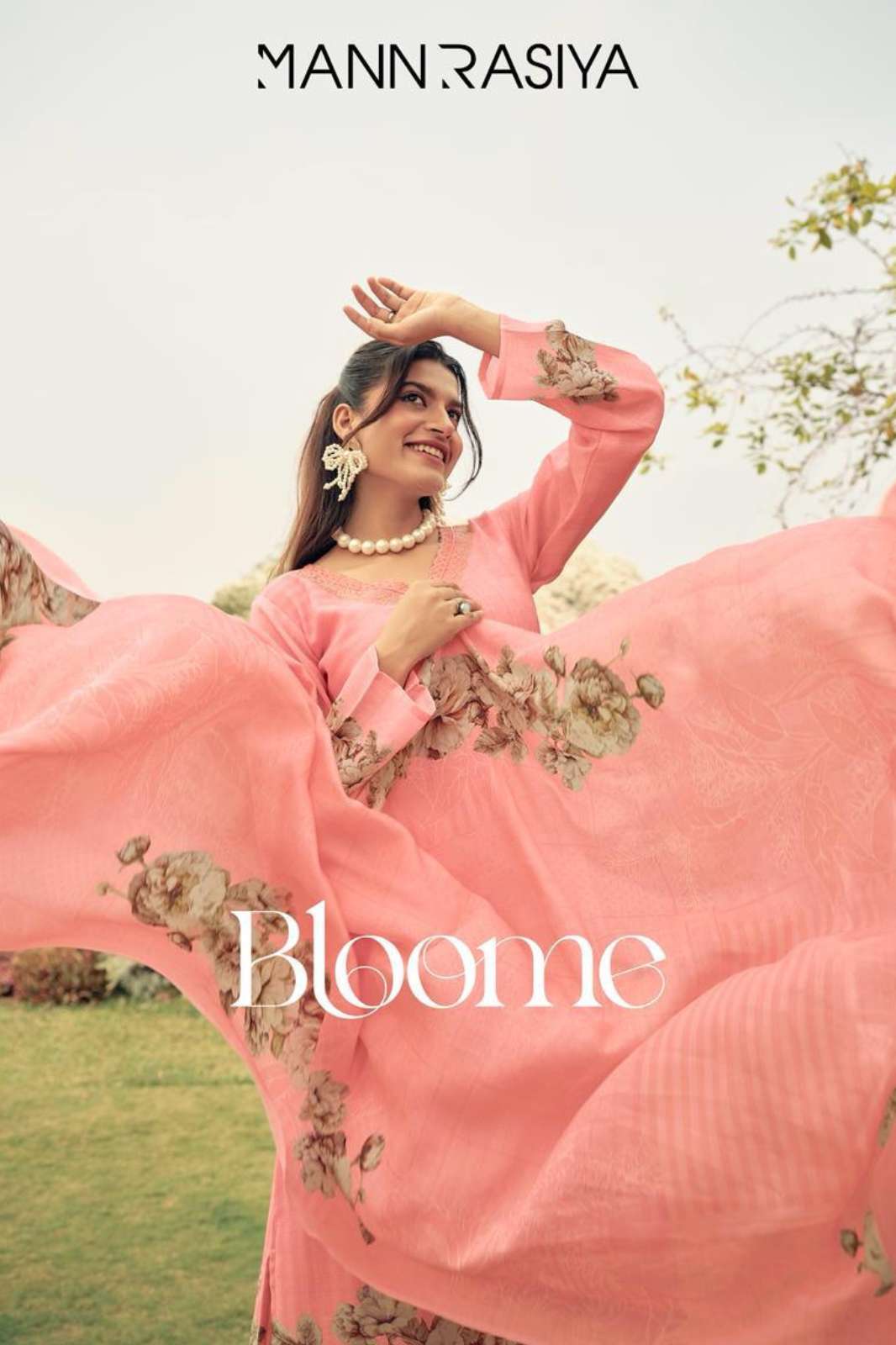 MANNRASIYA BLOOME PURE VISCOSE LILEN DESIGNER SALWAR SUIT