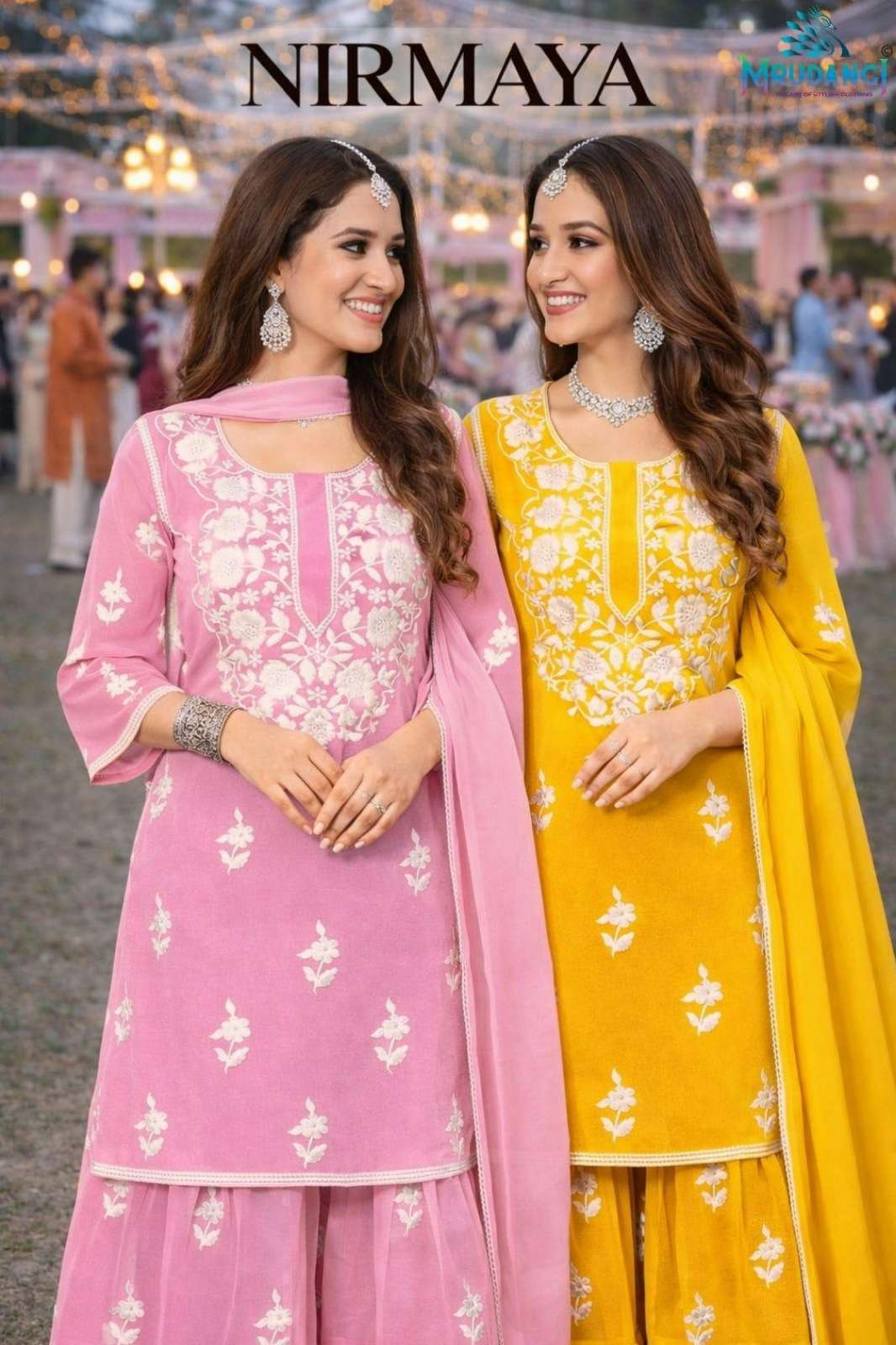 MRUDANGI PRESENTS NIRMAYA PREMIUM GEORGETTE FANCY EMBROIDERED SUIT