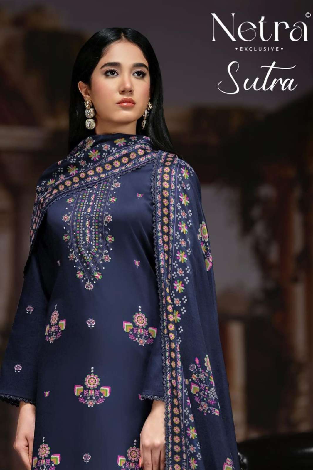 NETRA SUTRA PREMIUM PURE COTTON PRINTED SALWAR SUIT